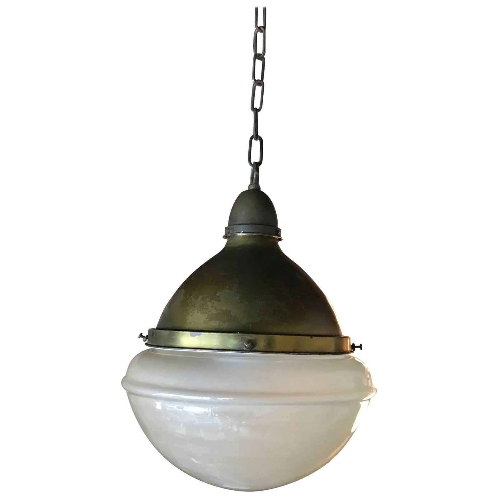 Industrial Acid Washed Glass Library Pharmacy Pendant Light - 7