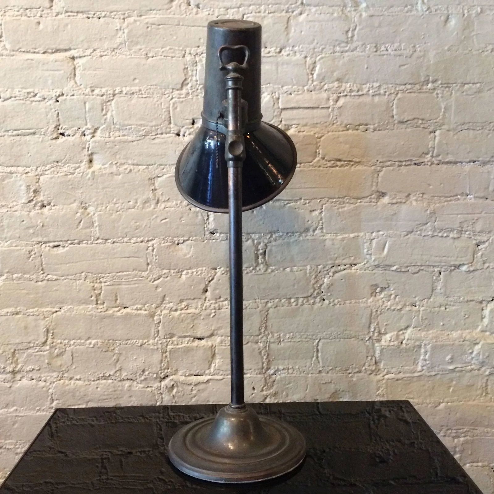 1910s Early 20th Century Nickel-Plated Brass Laboratory Culturing Lamp - 3