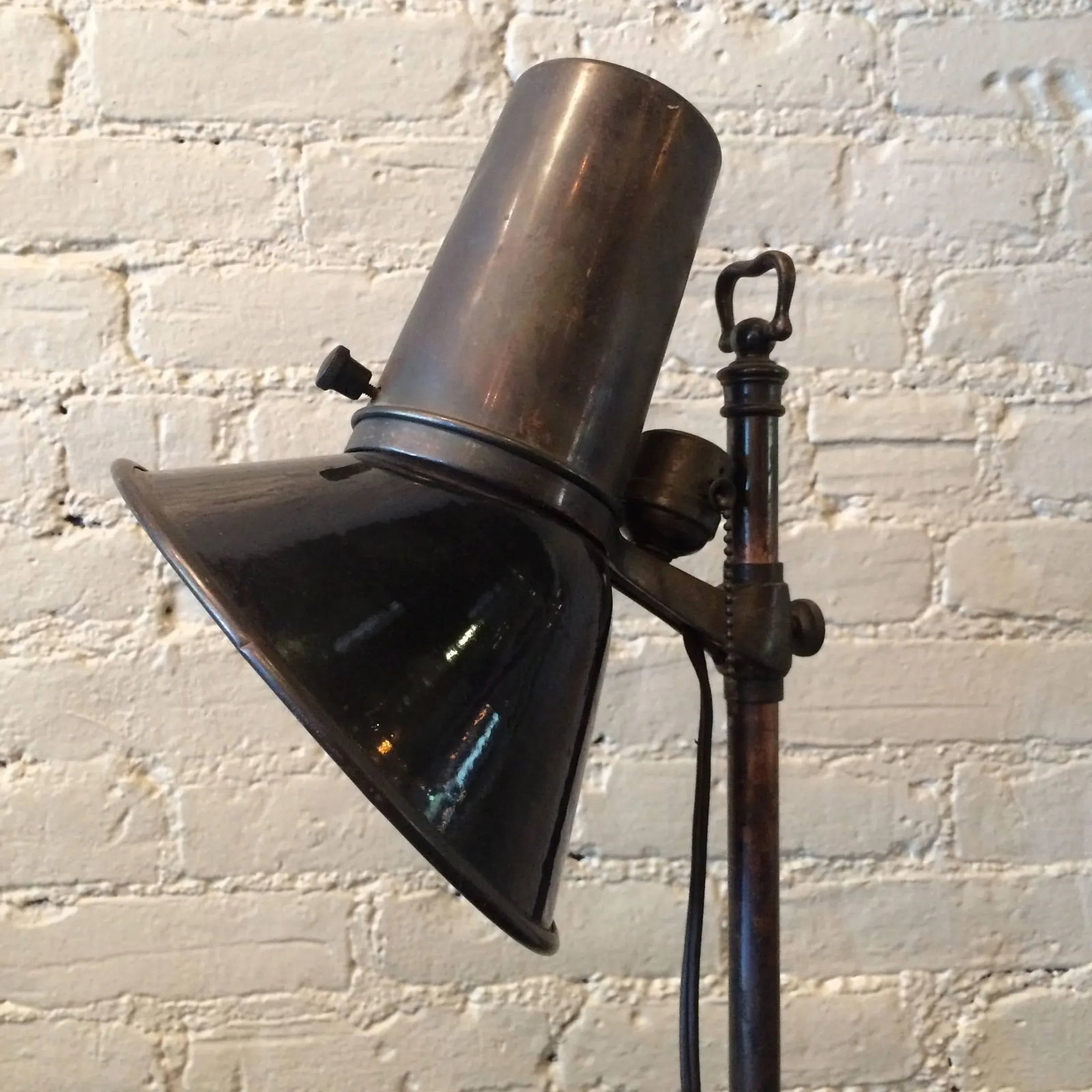 1910s Early 20th Century Nickel-Plated Brass Laboratory Culturing Lamp - 5
