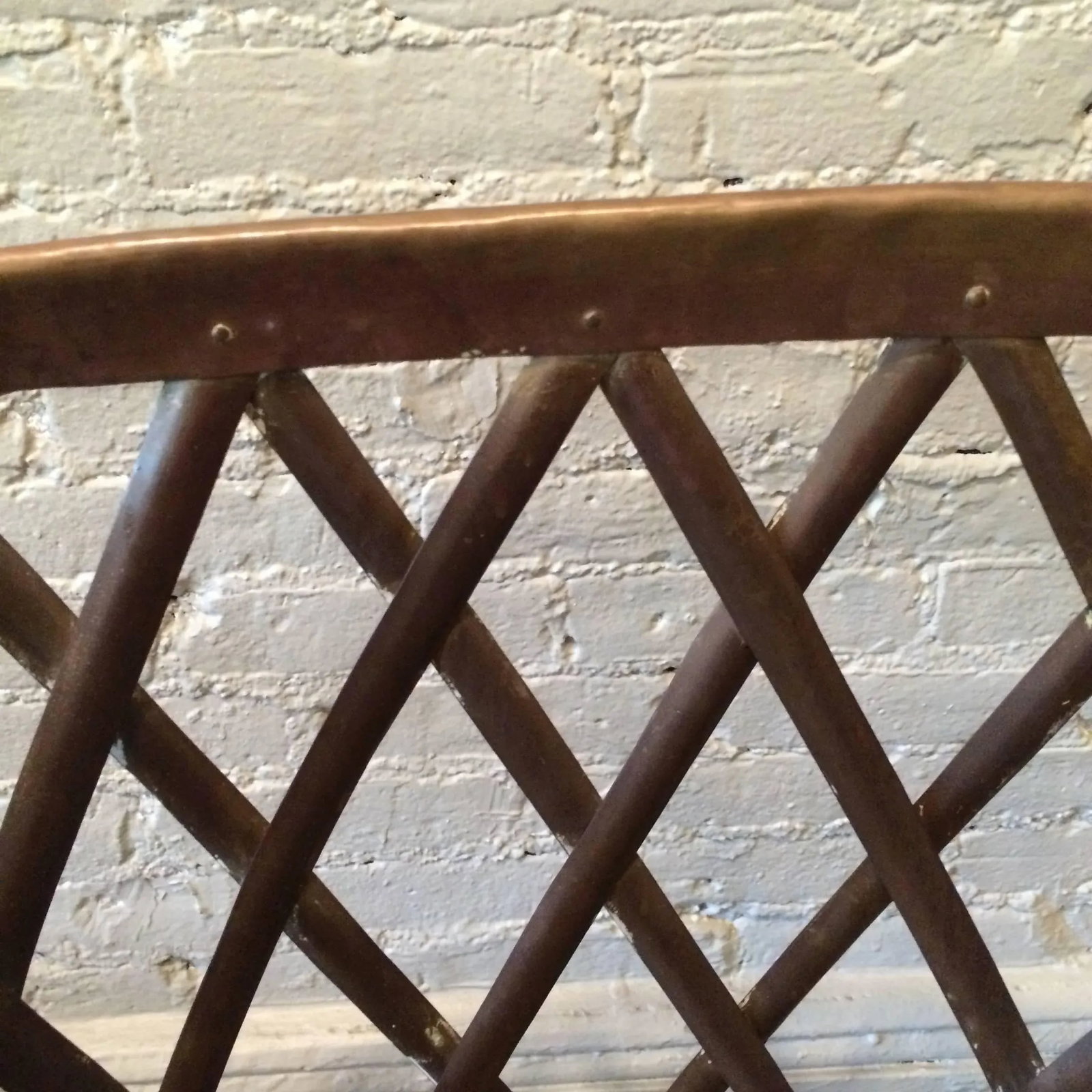 Hollywood Regency Braided Brass Drum Chair by Sarreid - 8