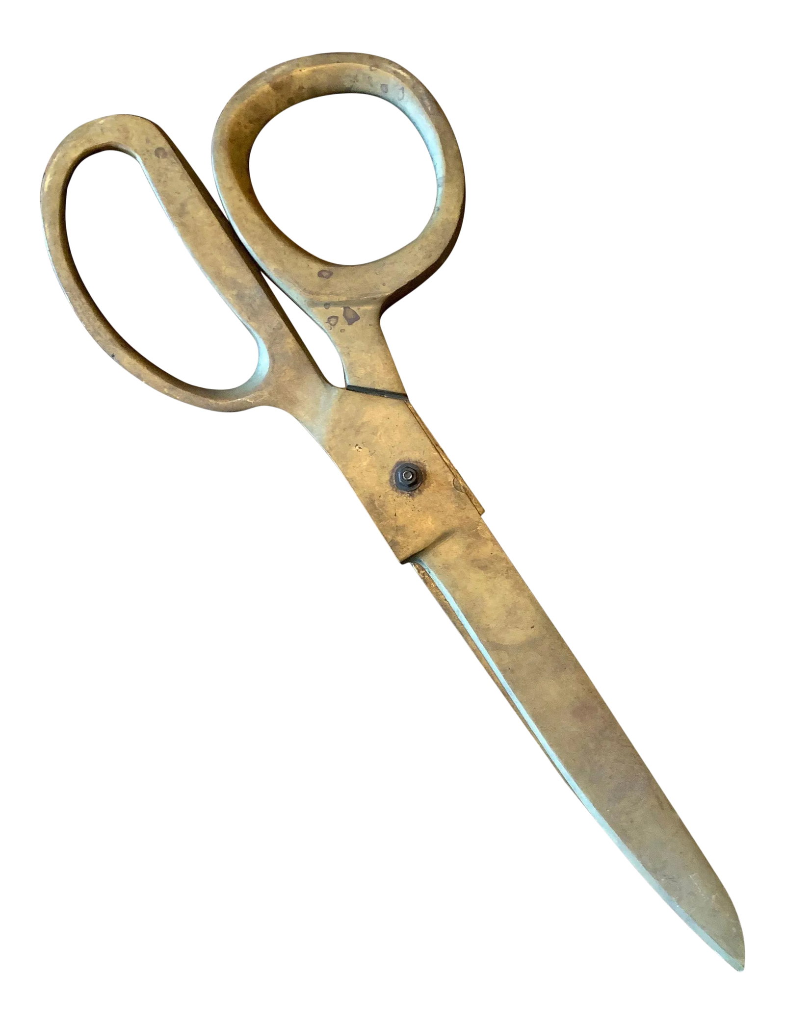 Mid 20th Century Oversized Bonze Advertising Store Display Scissors (1 of 9)