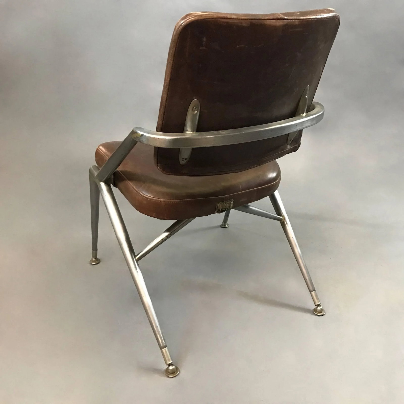 Mid-Century Steel and Leather Office Chair by Cramer - 7
