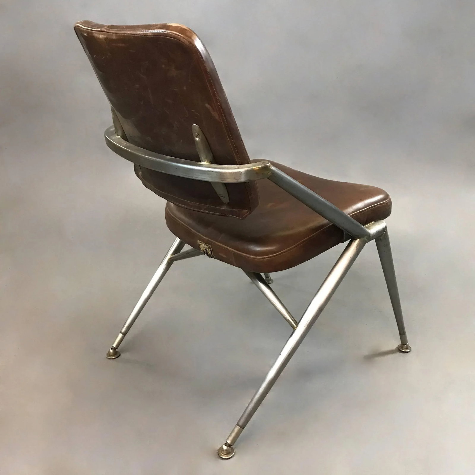 Mid-Century Steel and Leather Office Chair by Cramer - 8