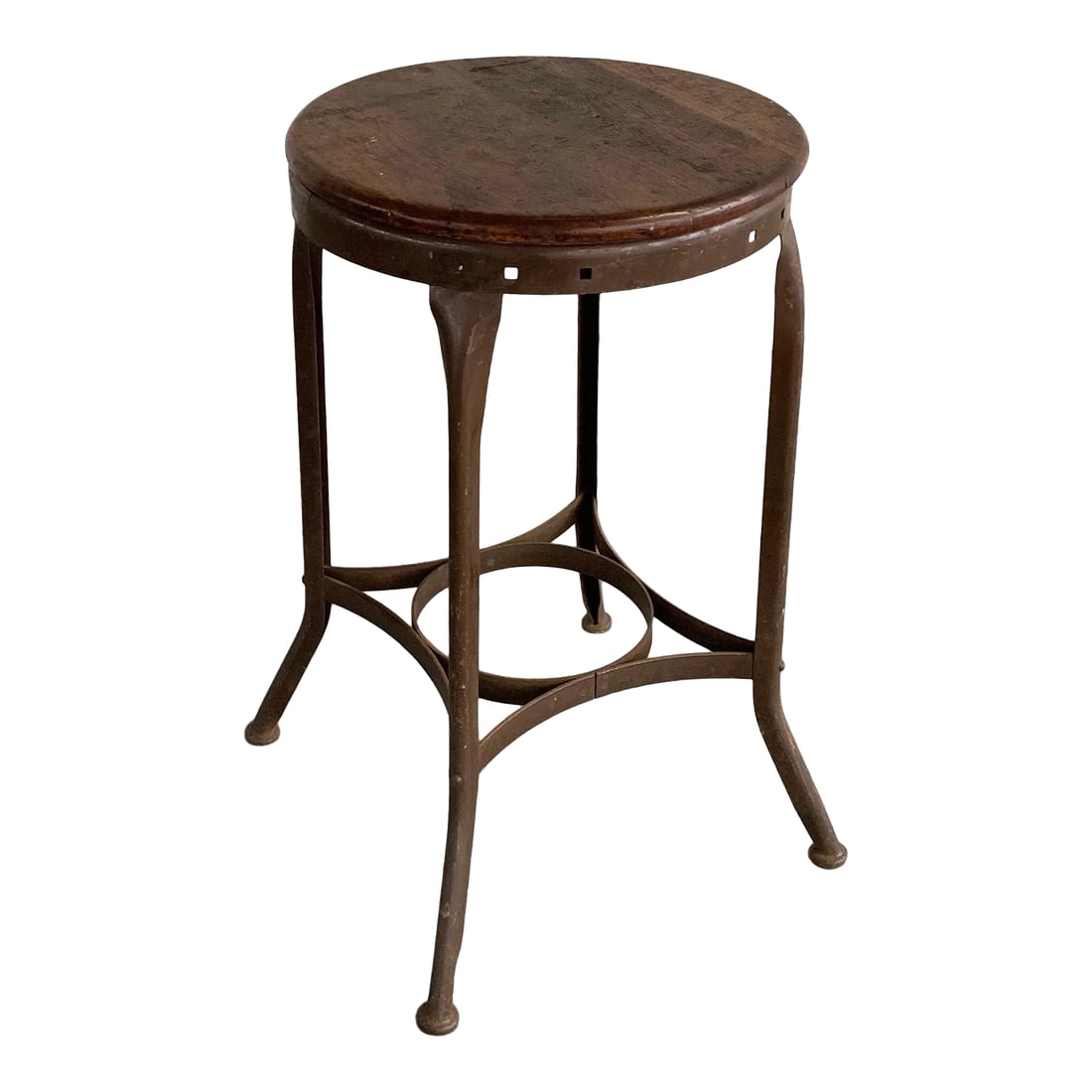 Mid 20th Century Industrial Counter Height Toledo Shop Stool (1 of 5)