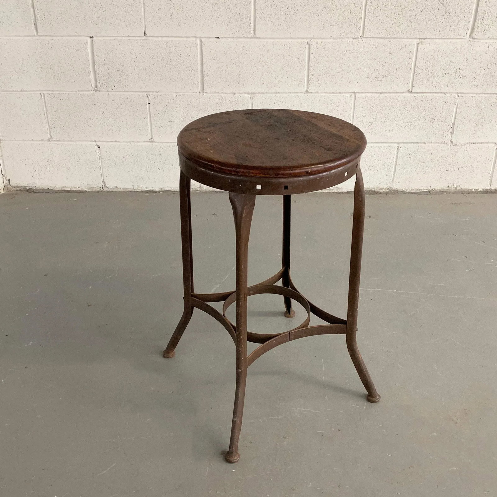 Mid 20th Century Industrial Counter Height Toledo Shop Stool - 2