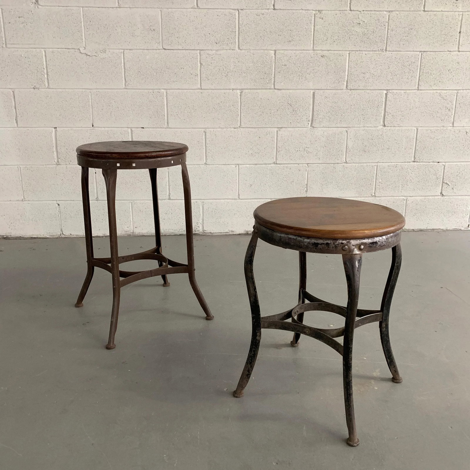 Mid 20th Century Industrial Counter Height Toledo Shop Stool - 3