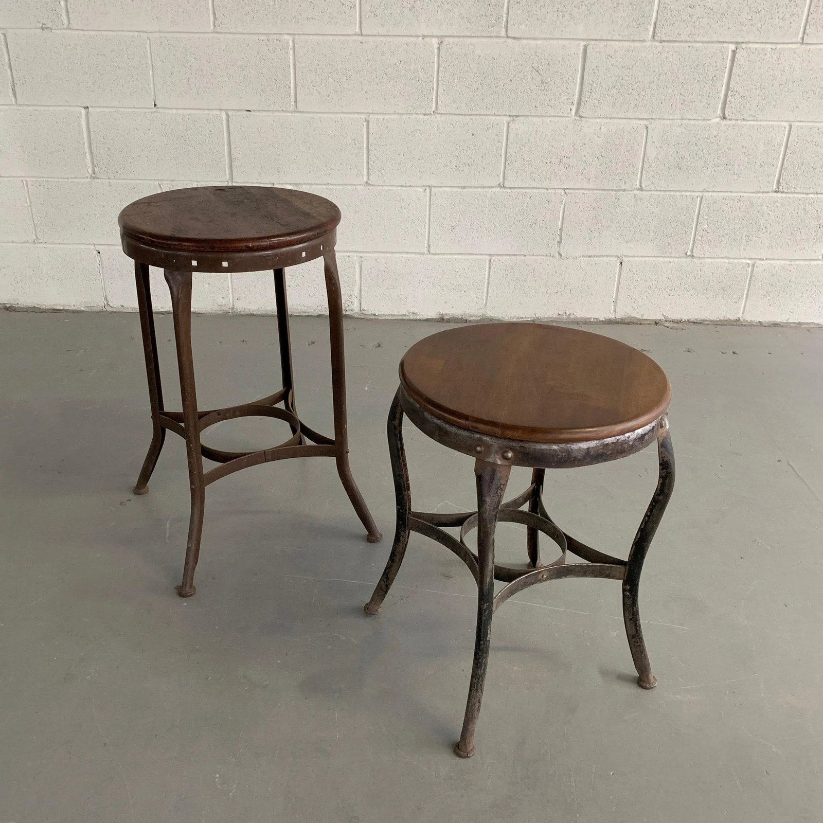 Mid 20th Century Industrial Counter Height Toledo Shop Stool - 5
