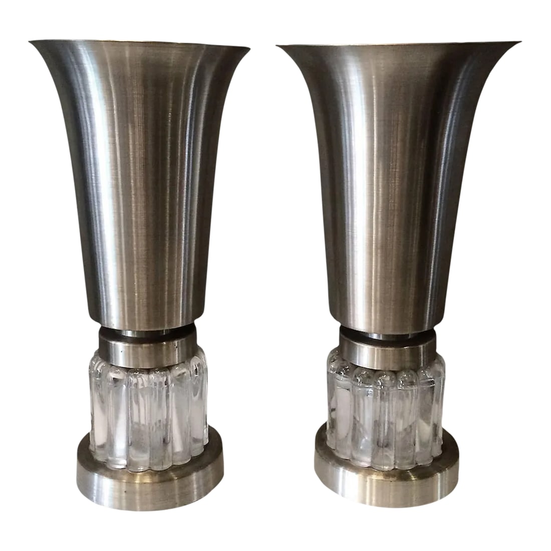 Pair of Russel Wright Art Deco Uplighter Table Lamps (1 of 6)