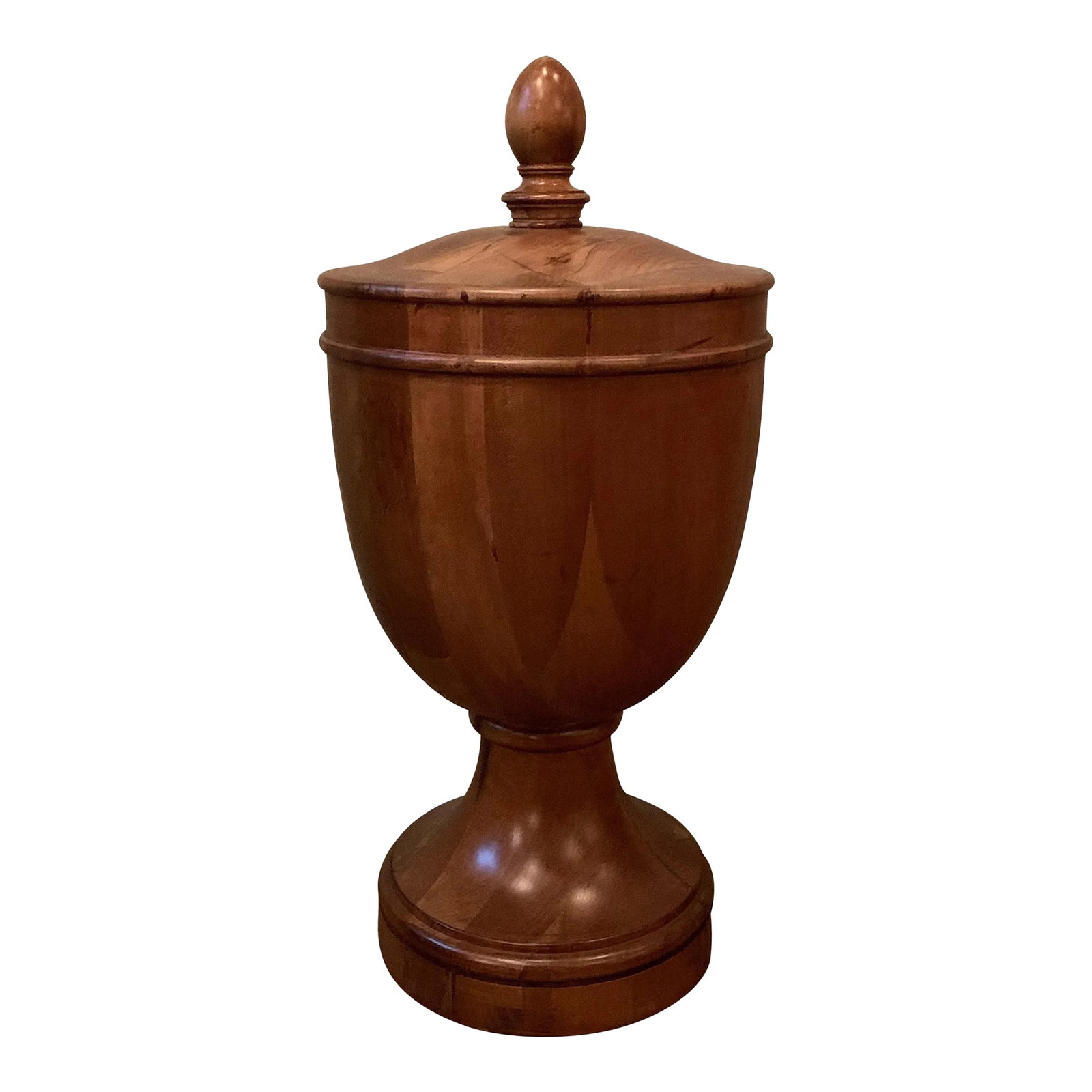 Mid 20th Century Oversized Solid Mahogany Craftsman Finial Ornament (1 of 9)