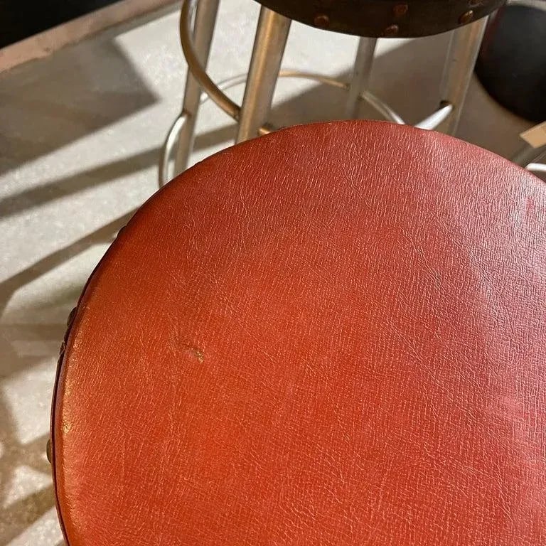 1930s Machine Age Tubular Aluminium Counter Stools by Alcoa Aluminum Co - Set of 3 - 9