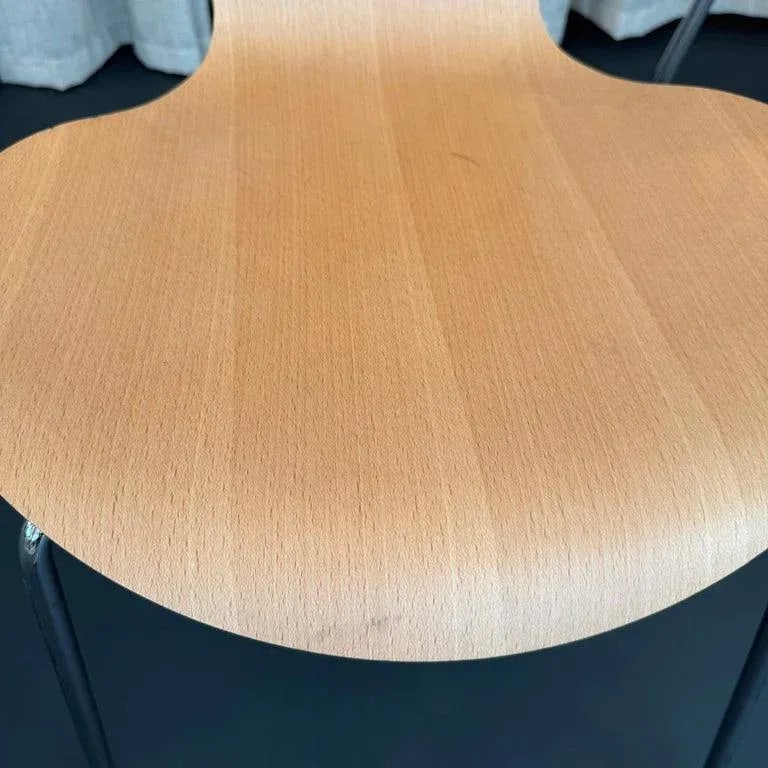 Set of 4 Arne Jacobsen Beech Series 7 Chairs for Fritz Hansen Model 3107 - 8