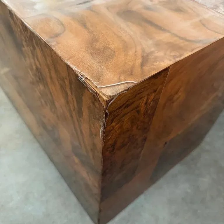 1970s Modernist Patchwork Burl Executive Desk by Paul Evans Cityscape for Directional - 14