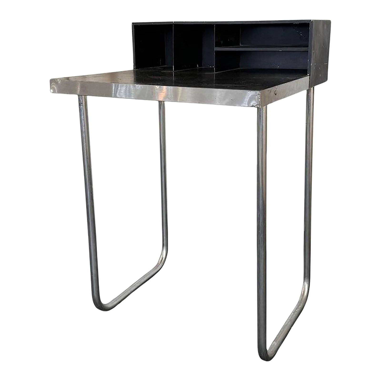 1930s Bauhaus Tiered Tubular Chromed Steel Writing Desk (1 of 11)