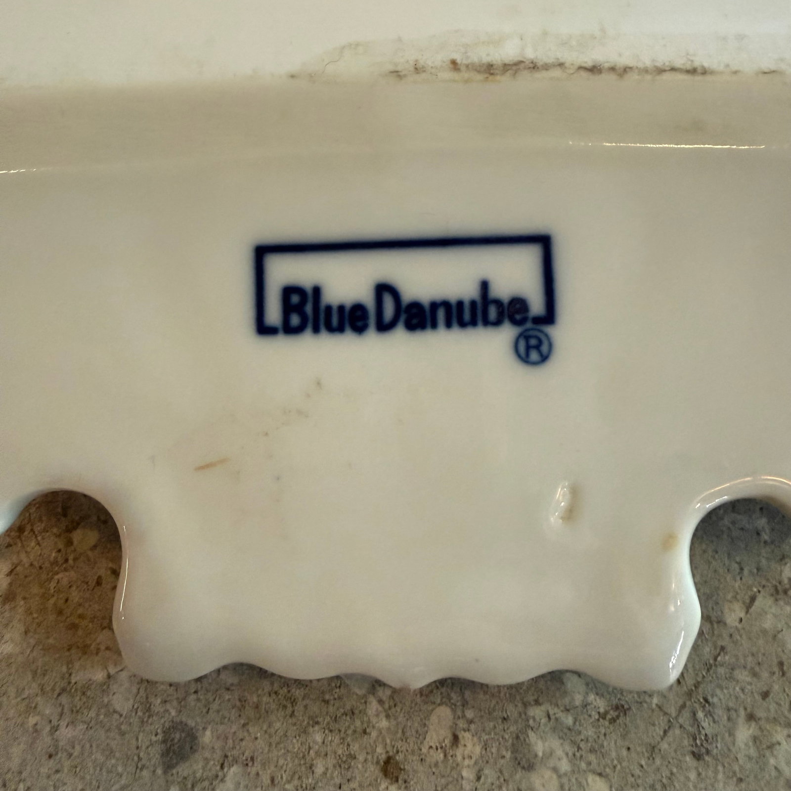 Mid 20th Century Large Art Pottery Serving Tray Platter by Blue Danube Japan - 7