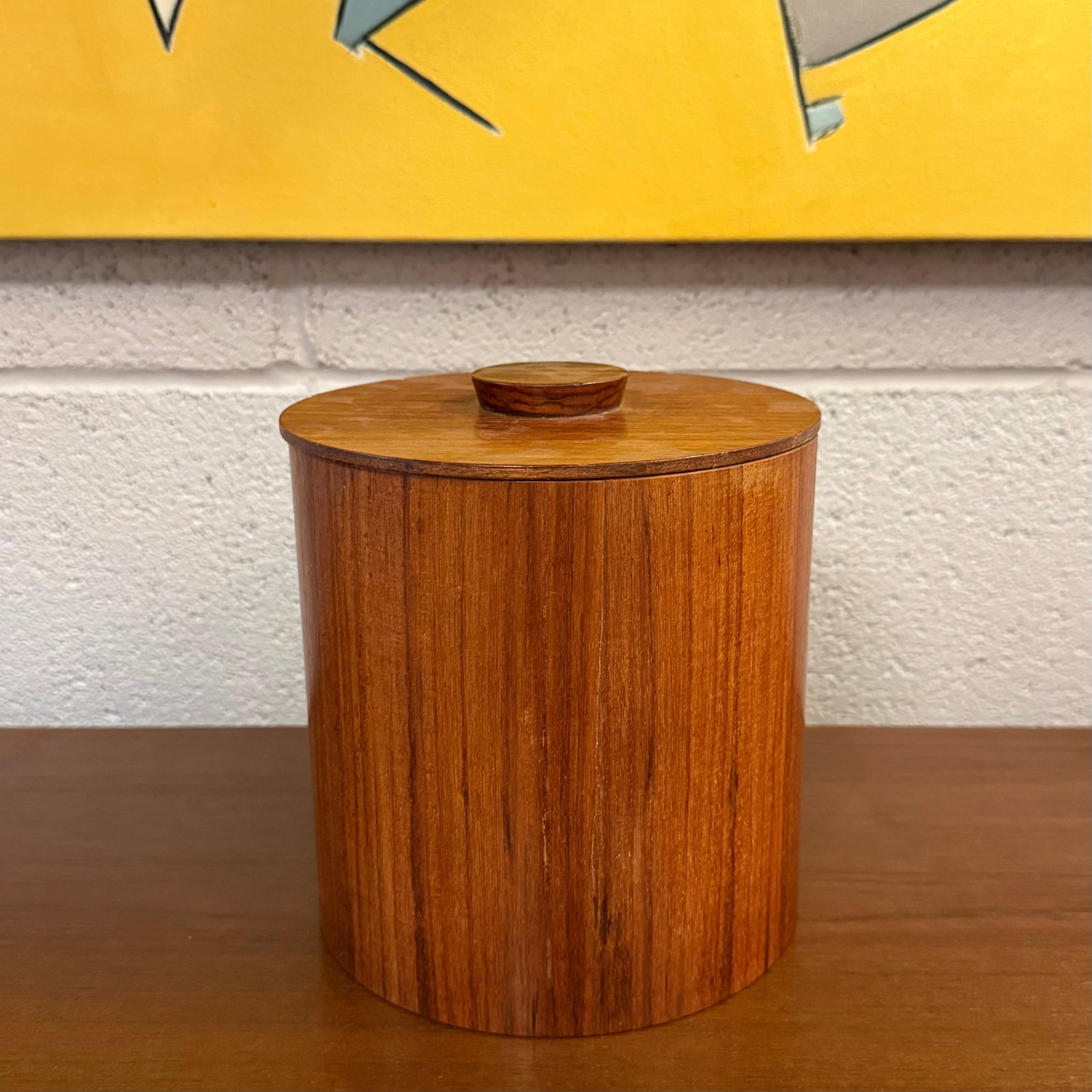 1960s Mid-Century Modern Japanese Teak Nesting Canisters by Otagiri - 5