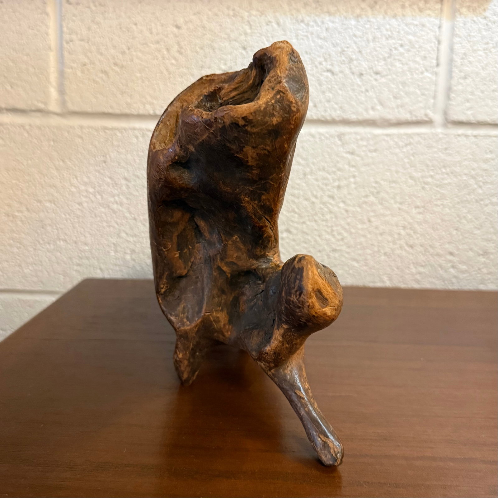Mid-Century Modern Abstract Root Wood Sculpture - 5