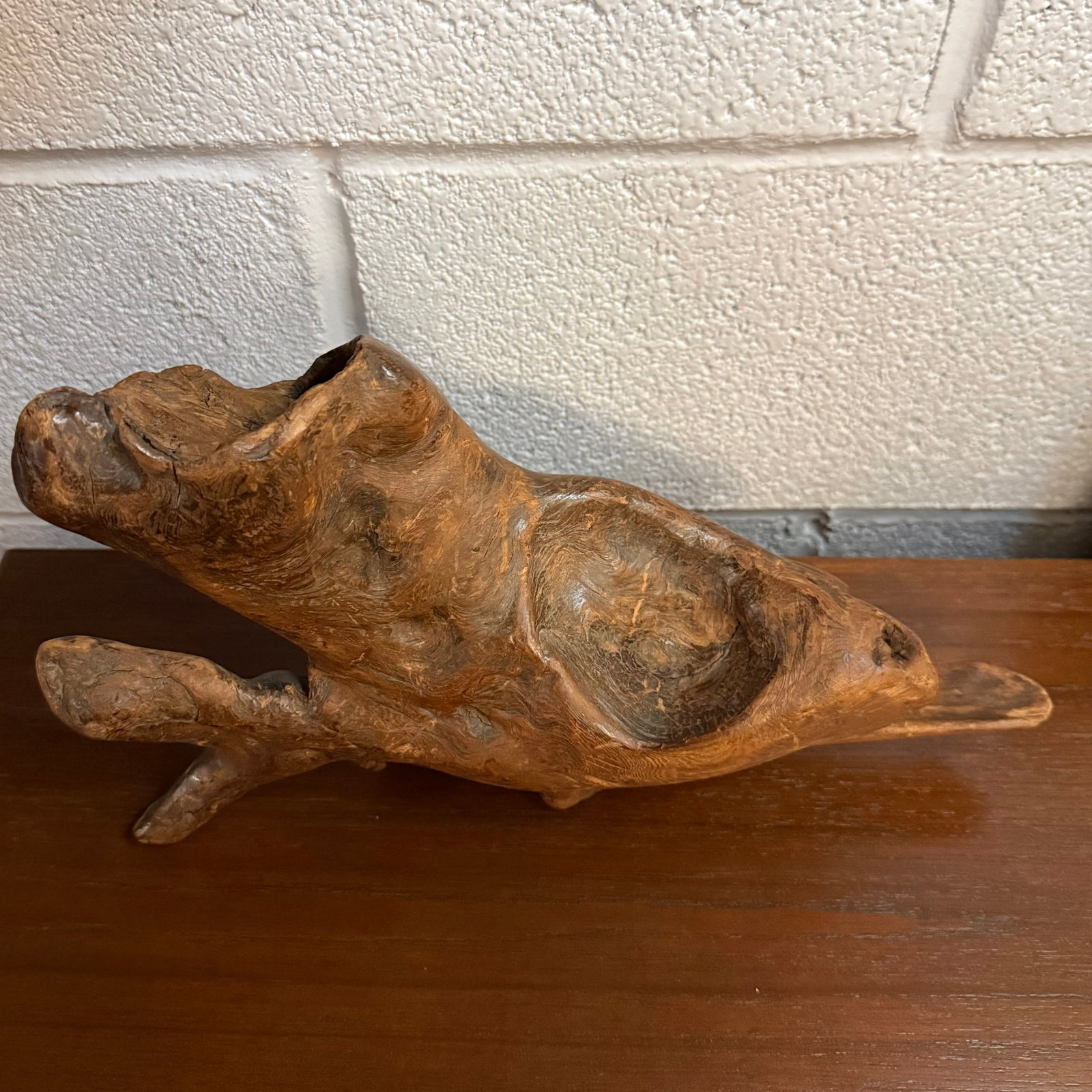 Mid-Century Modern Abstract Root Wood Sculpture - 7