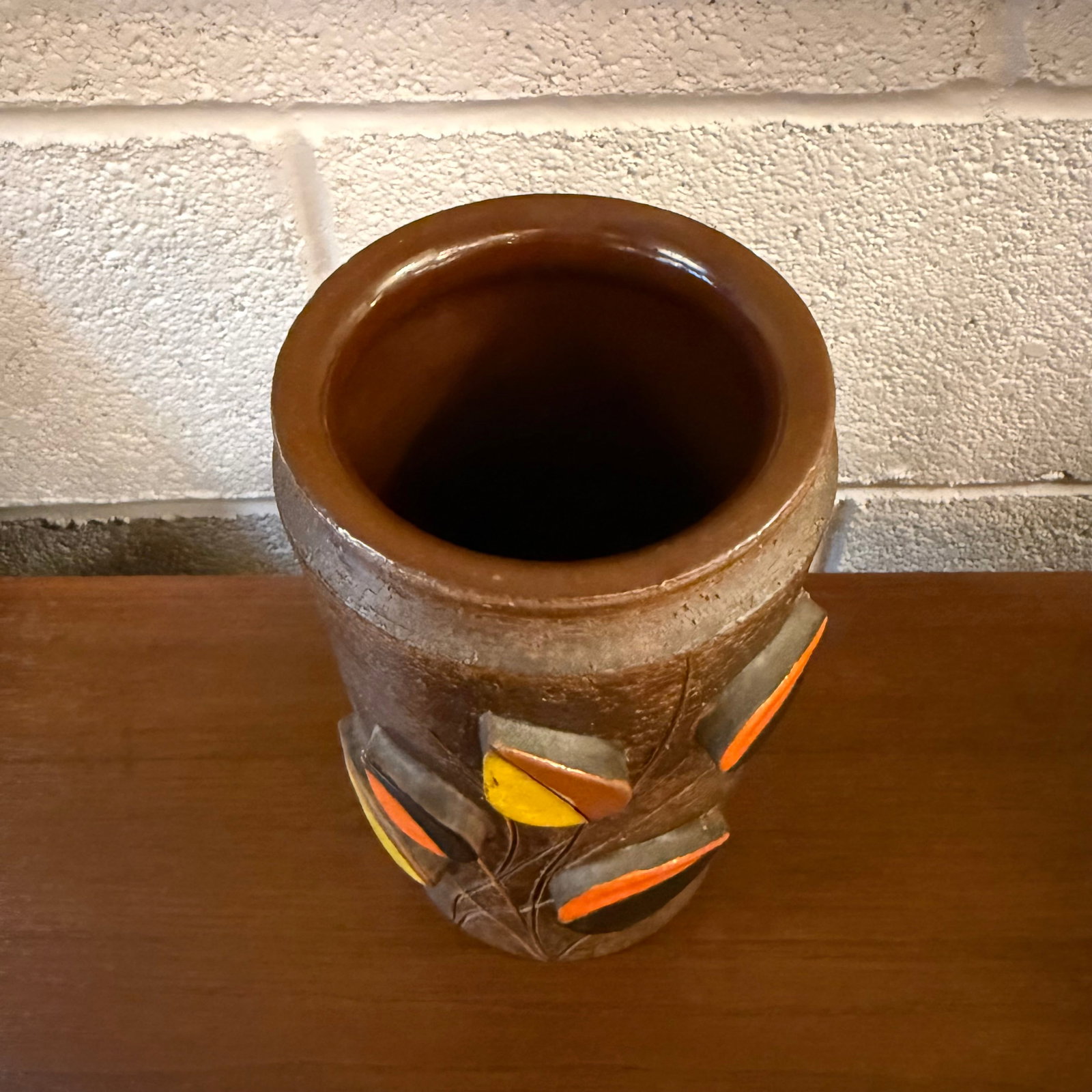 1960s Italian Art Pottery Vase by Aldo Londi, Bitossi for Raymor - 5