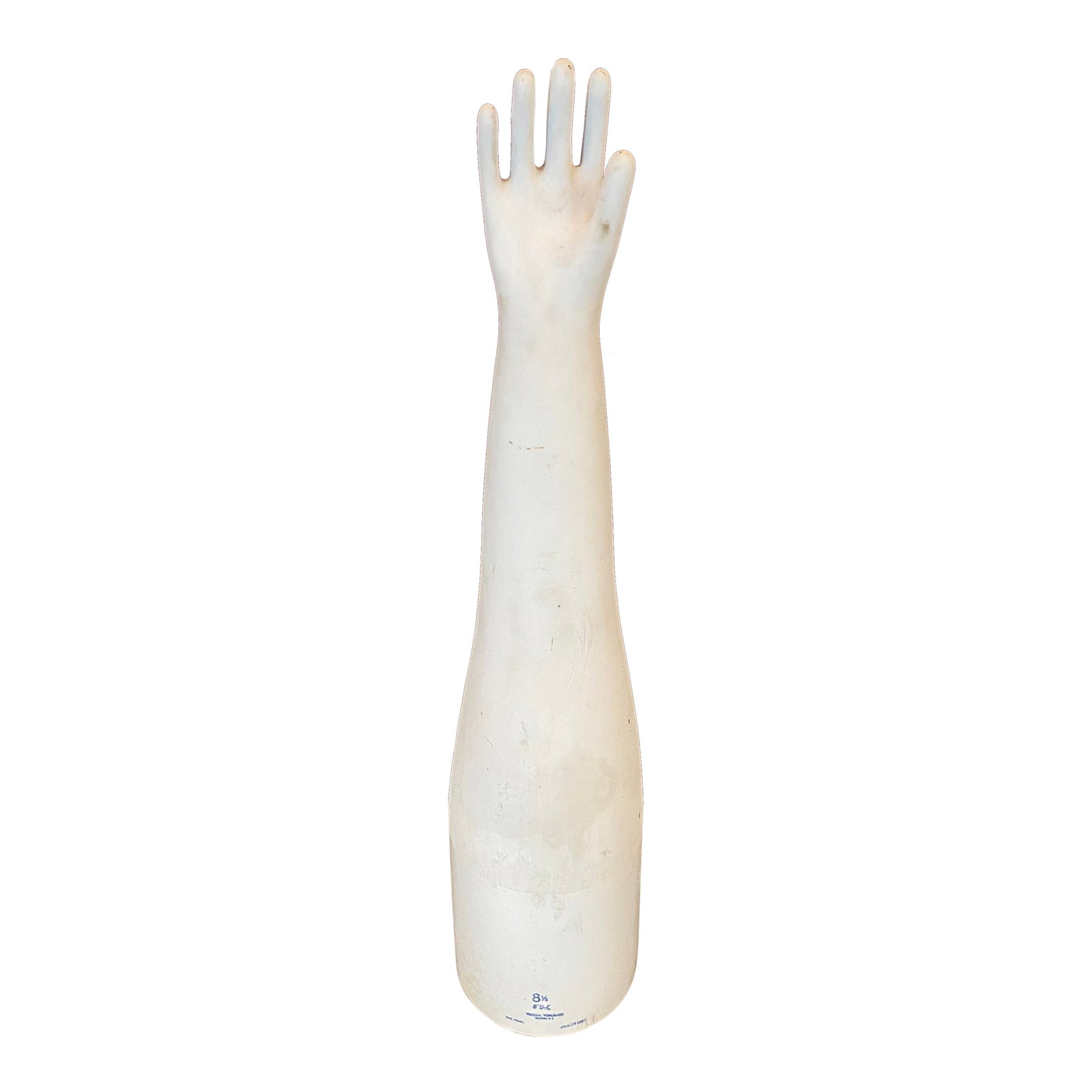 Mid 20th Century Exceptionally Tall Industrial Porcelain Glove Mold Form (1 of 9)