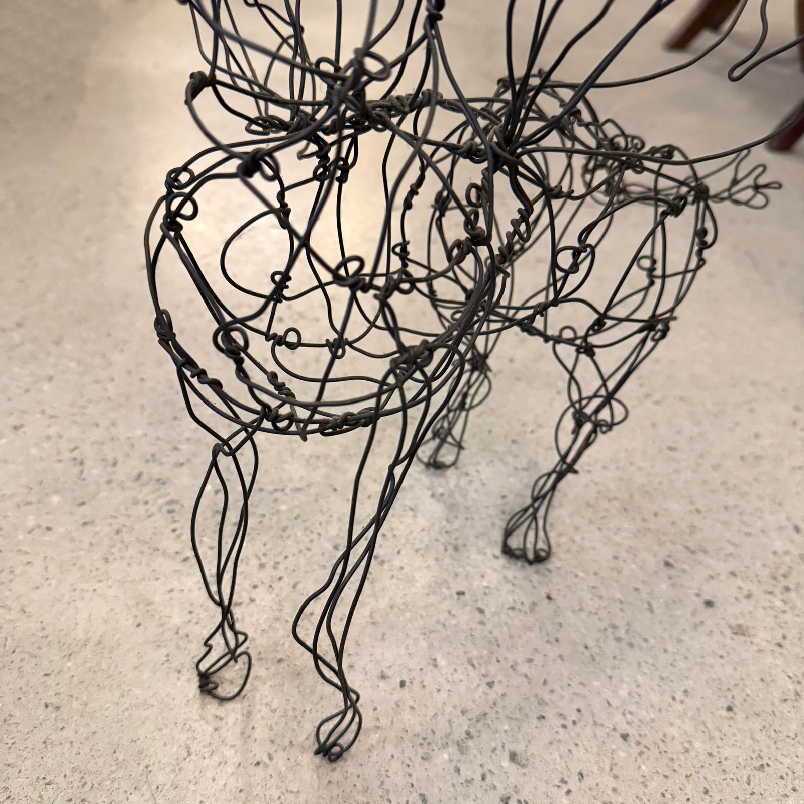 Folk Art Continuous Wire Pegasus Sculpture by Thai Varick - 10