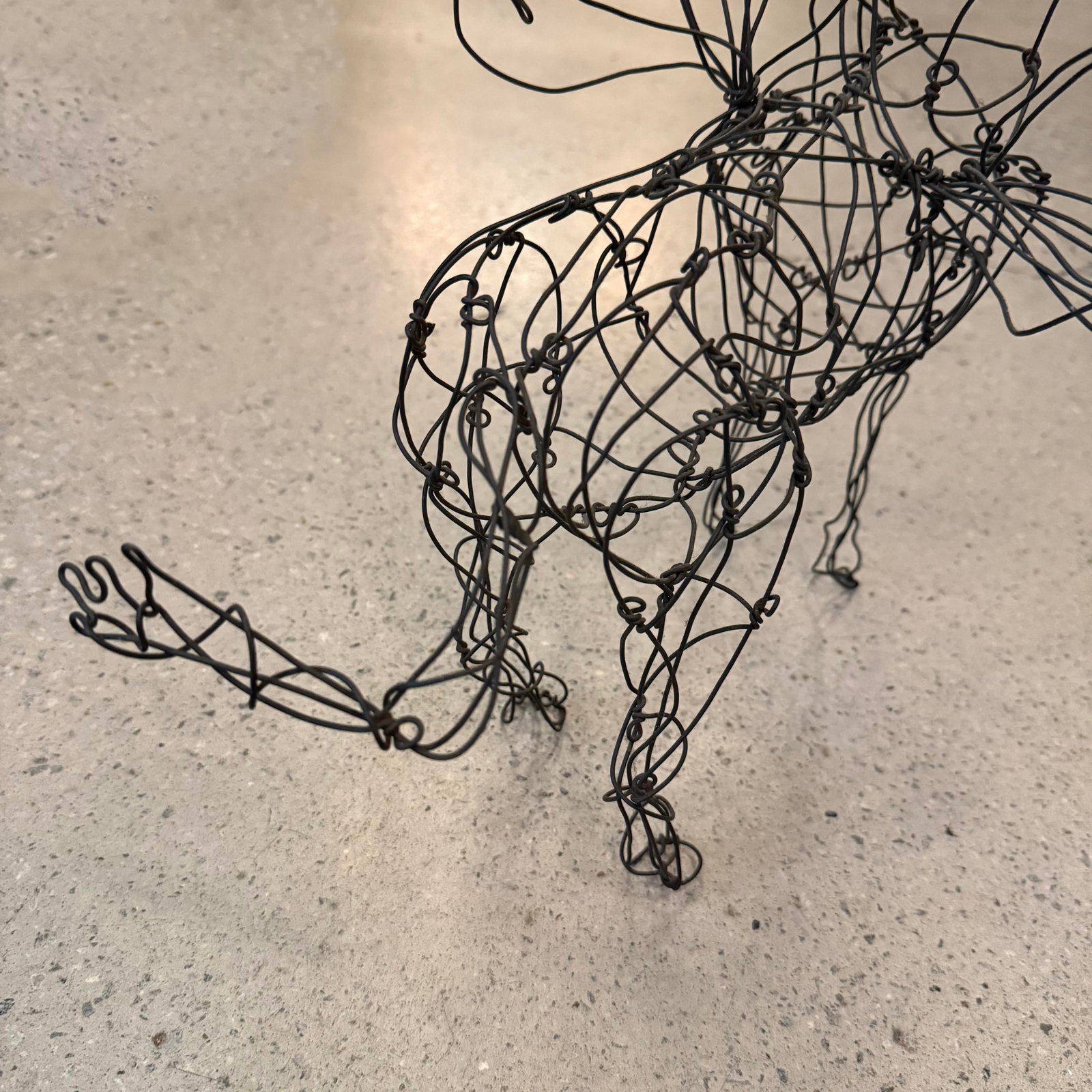 Folk Art Continuous Wire Pegasus Sculpture by Thai Varick - 11