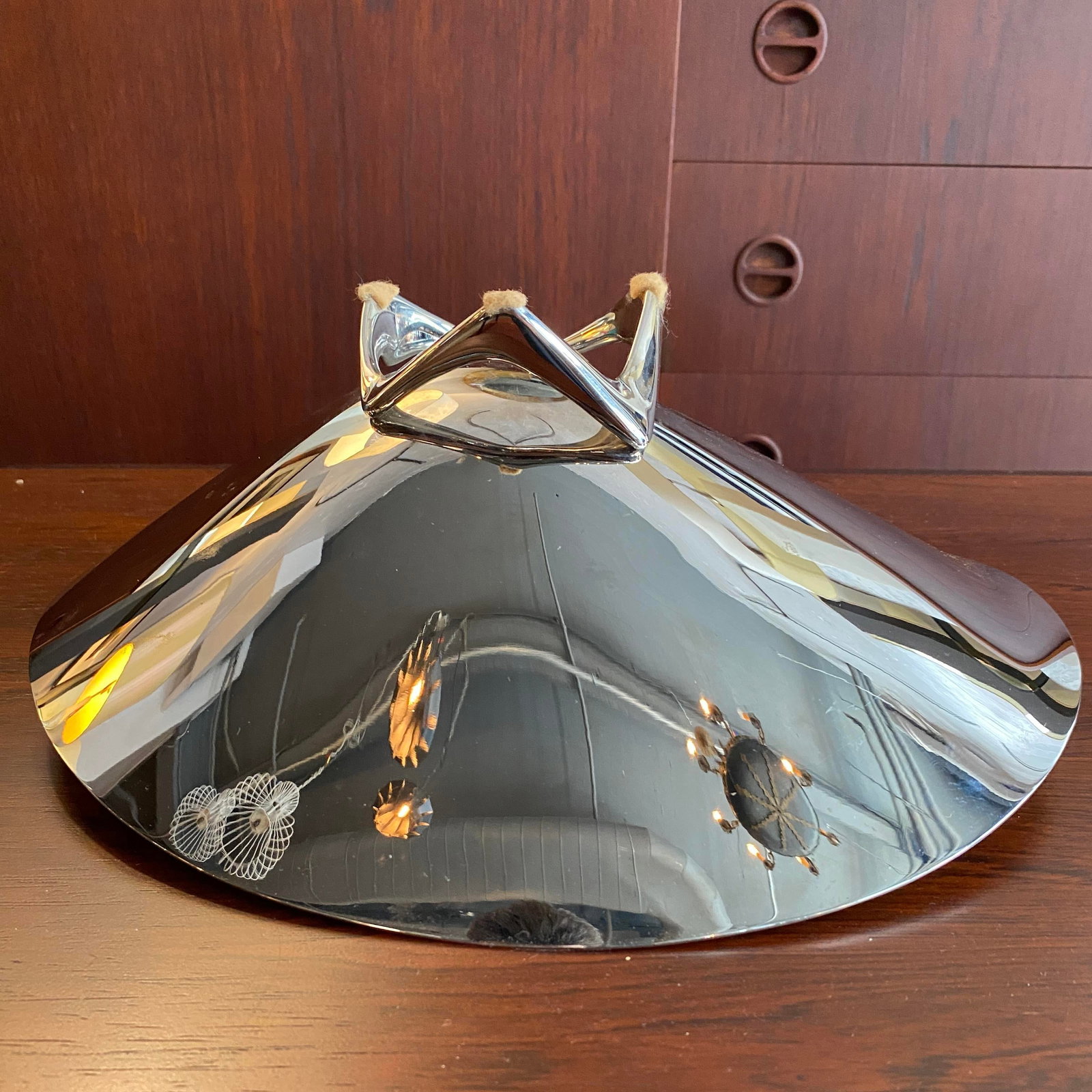 Late 20th Century Stainless Steel "Koppel" Wave Bowl by Henning Koppel for Georg Jensen - 4