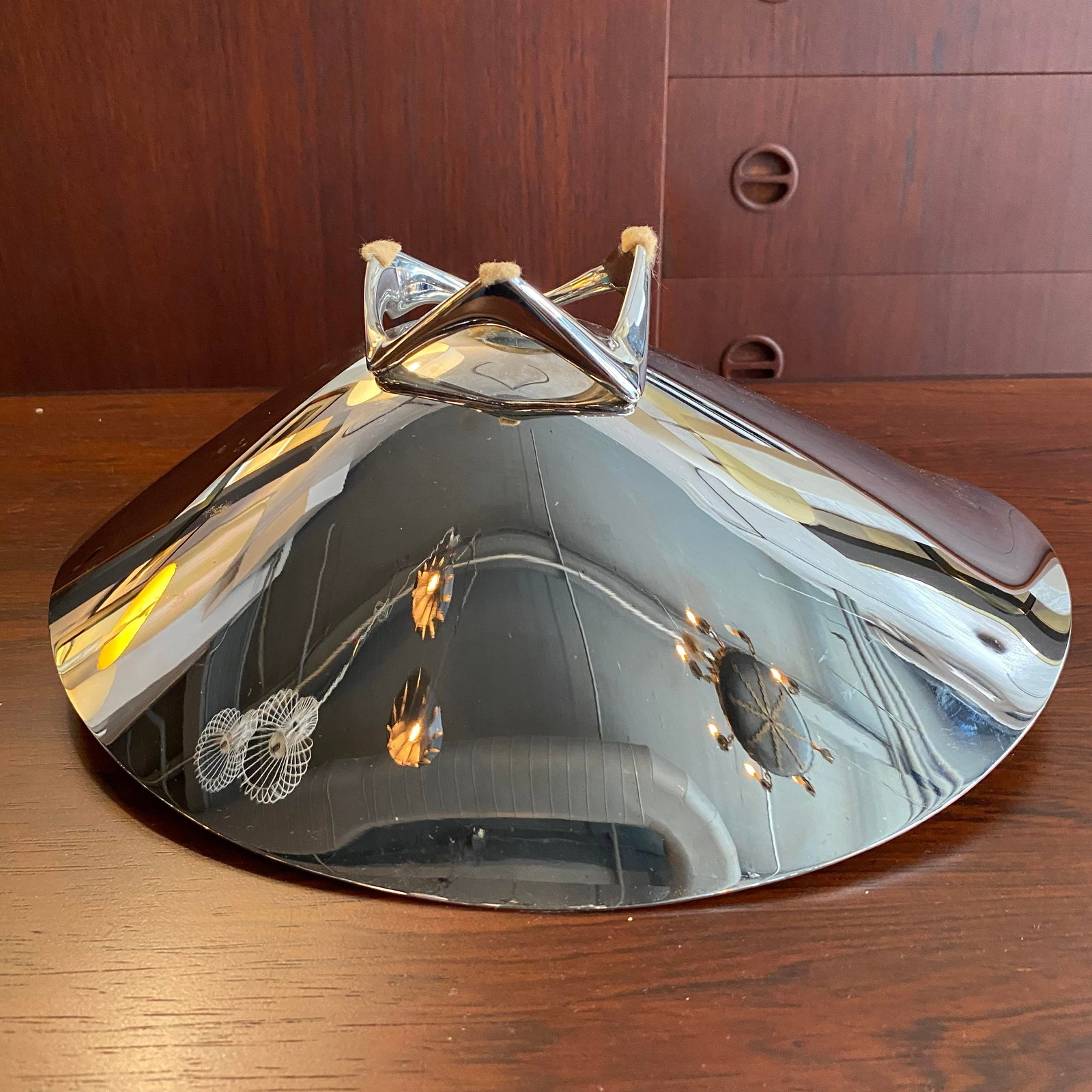 Late 20th Century Stainless Steel "Koppel" Wave Bowl by Henning Koppel for Georg Jensen - 6