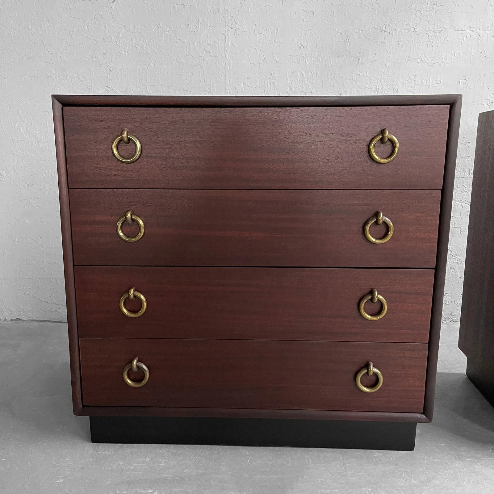 Pair of Hollywood Regency Mahogany Dressers Attributed to Gilbert Rohde - 8