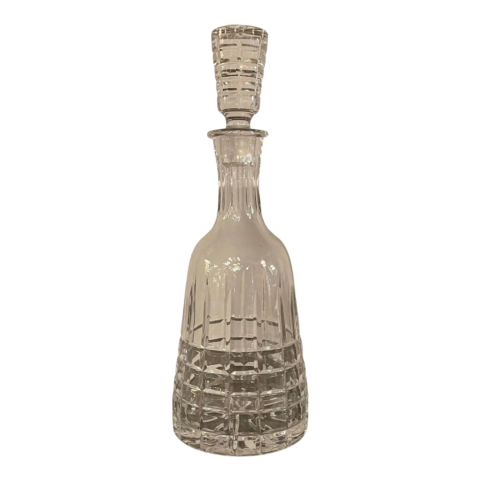 Mid 20th Century Edwardian Style Cut Crystal Decanter (1 of 6)