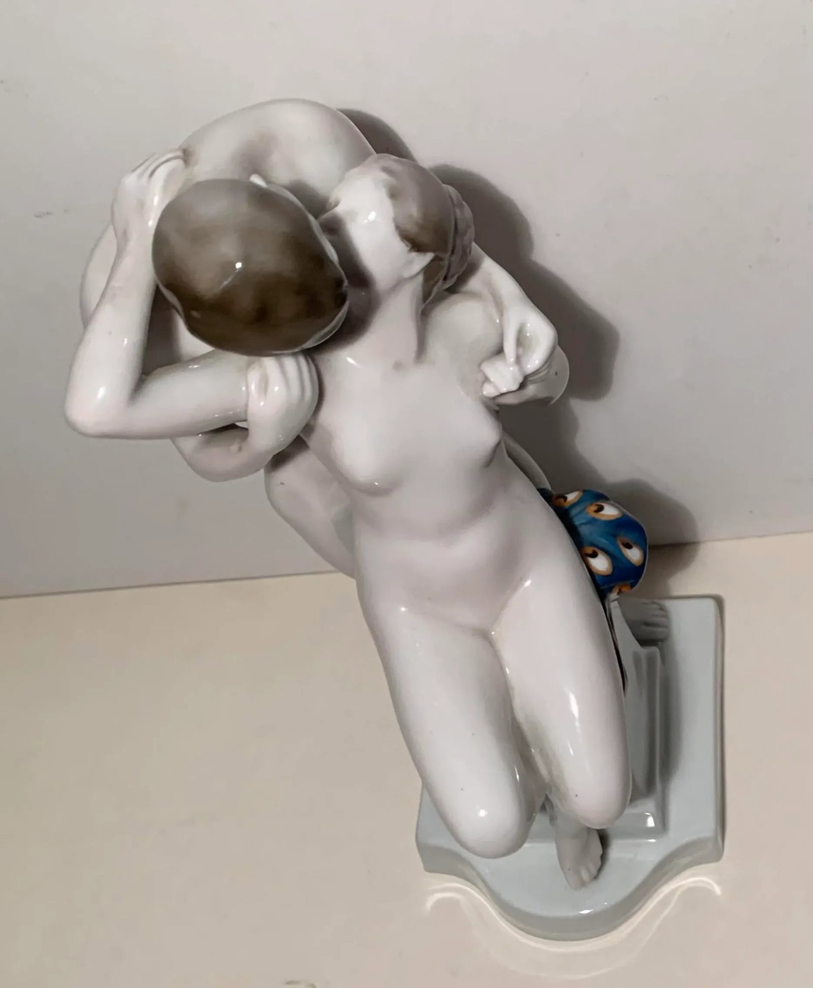 Antique 1918 Rosenthal "Spring of Love" Porcelain Statue - 3