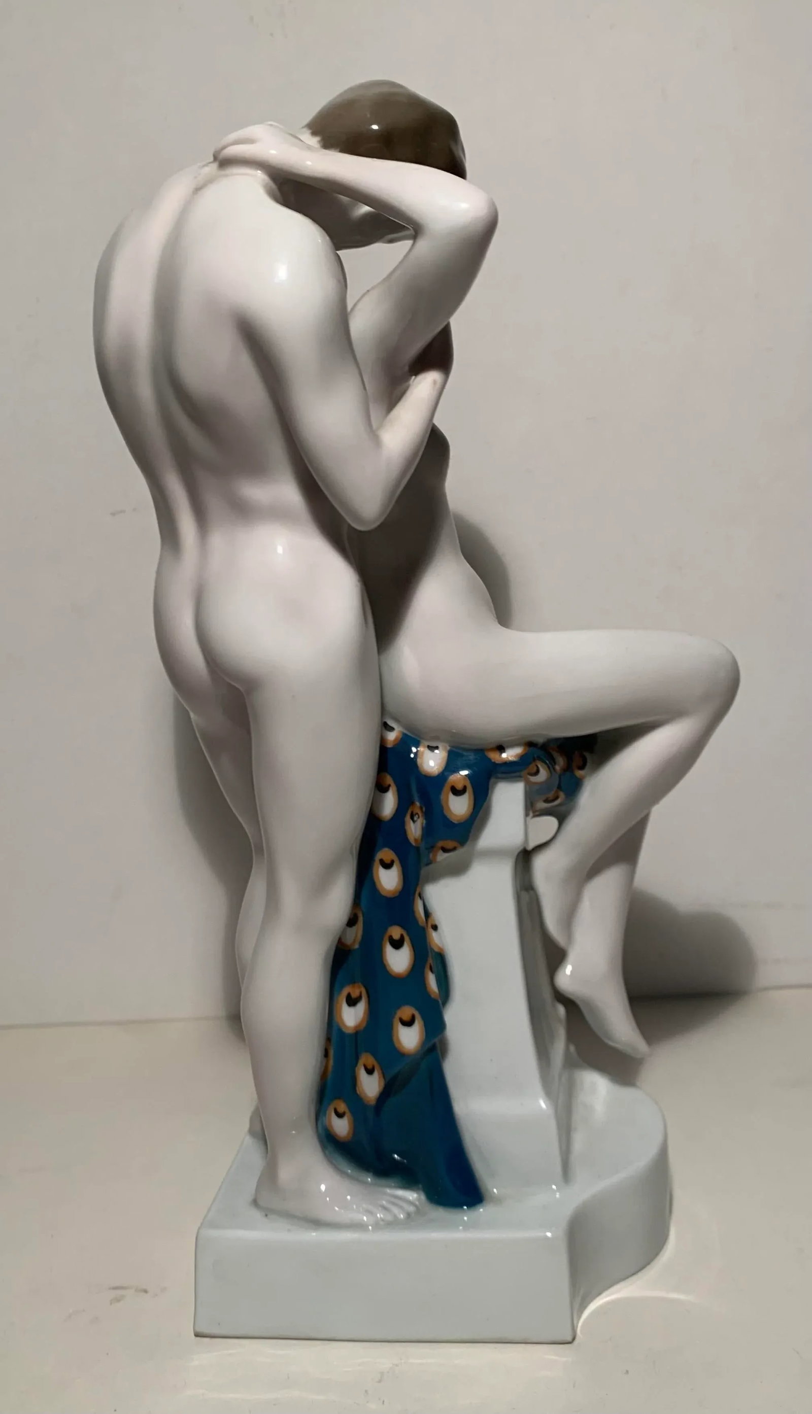 Antique 1918 Rosenthal "Spring of Love" Porcelain Statue - 5