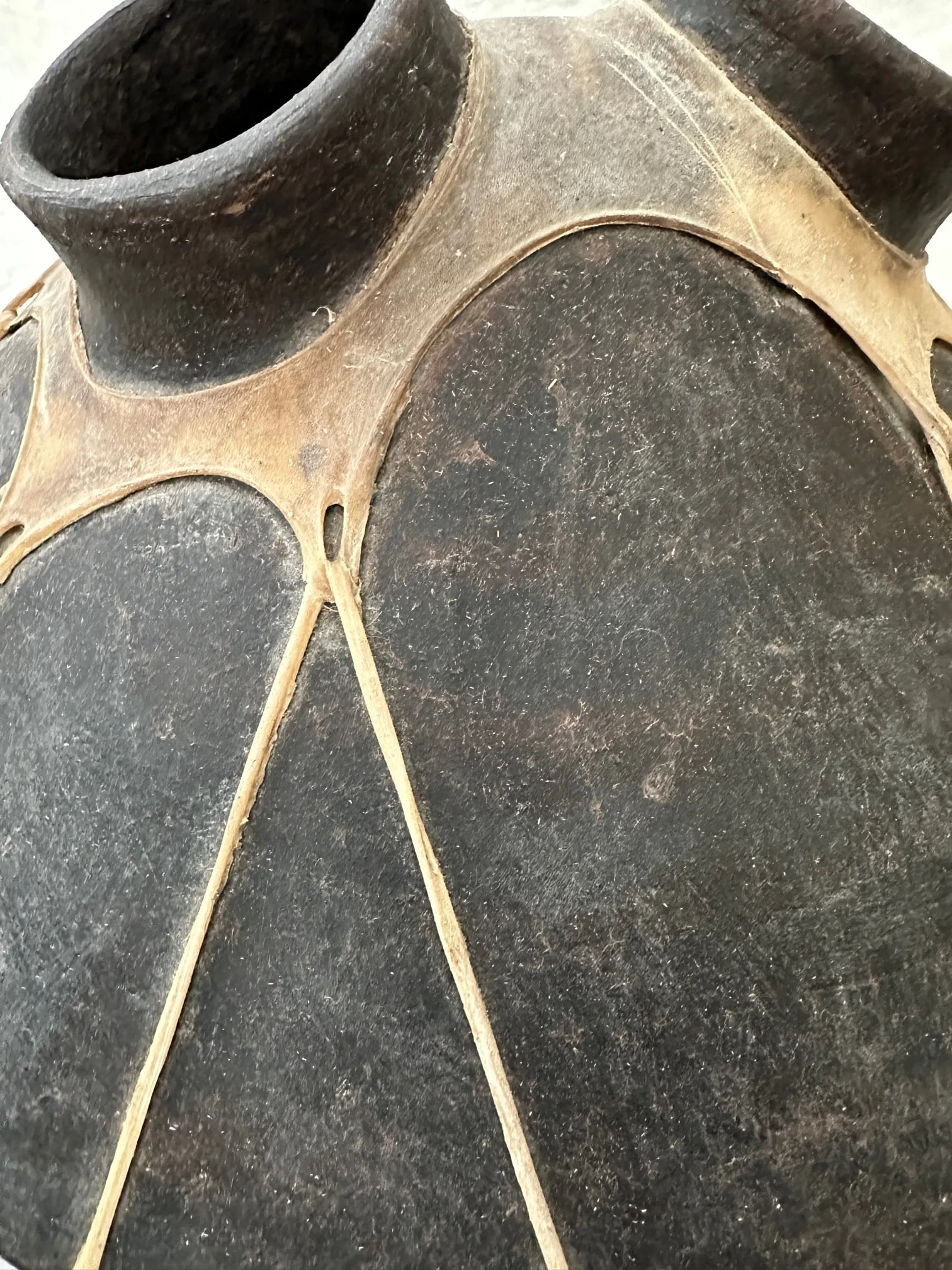 Early Mexican Tarahumara Terracotta Tejuino Pots-A Set - 5