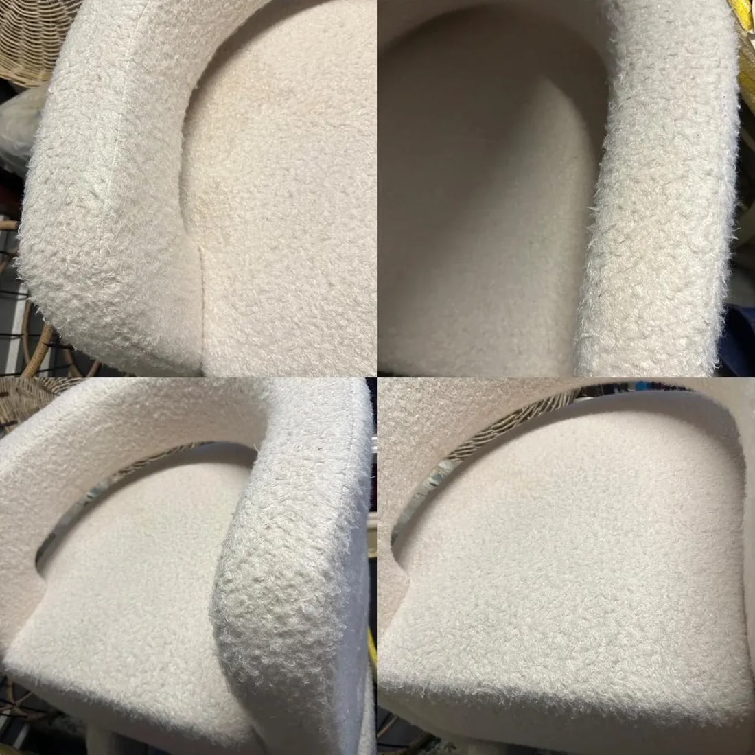 Mitchell Gold Style Sherpa Barrel Chair-A Pair - 12