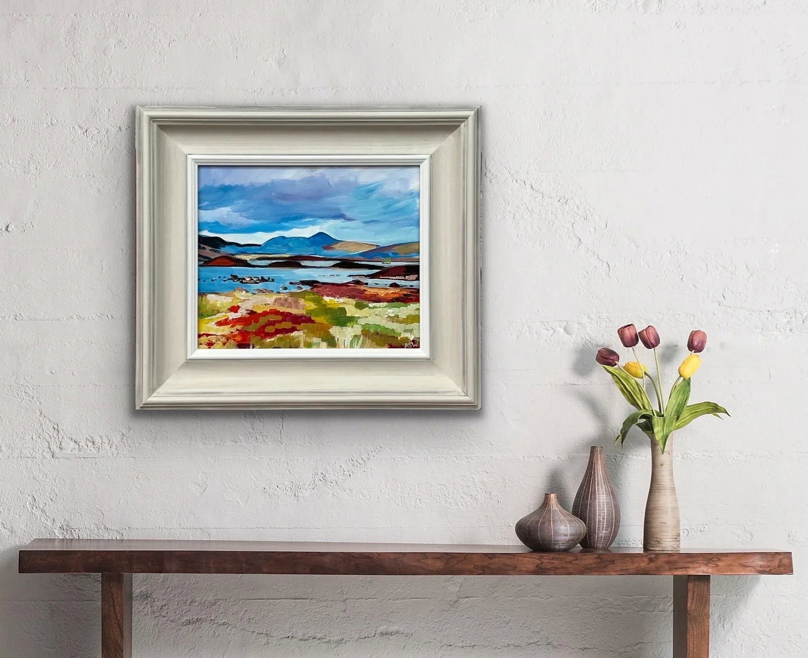 Colourful Landscape Painting of the Scottish Highlands by Contemporary Artist - 3