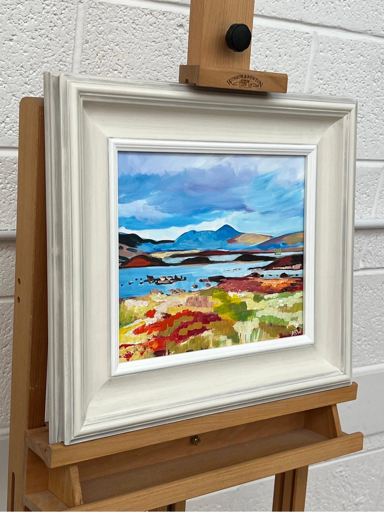 Colourful Landscape Painting of the Scottish Highlands by Contemporary Artist - 7