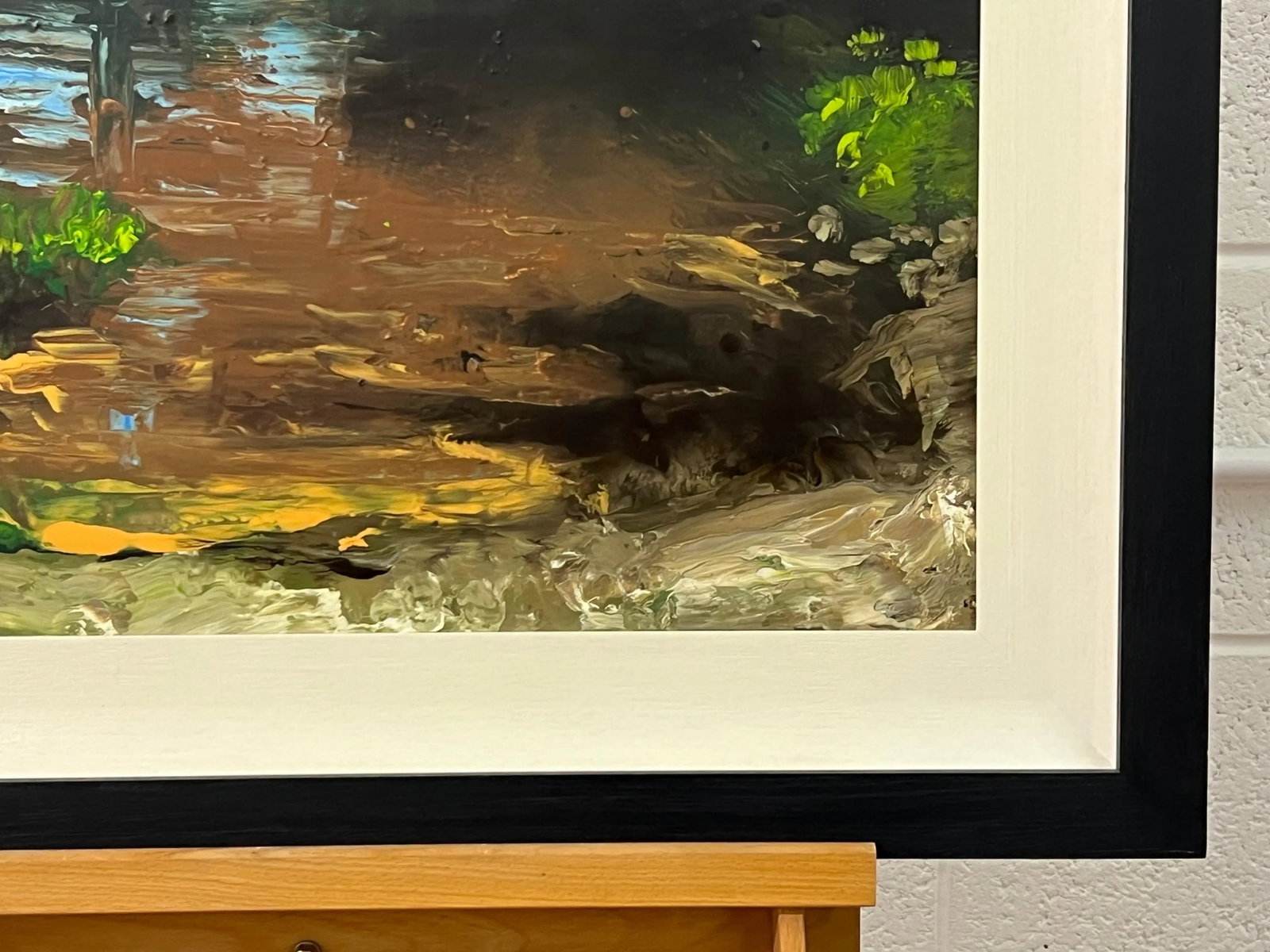 Colin Halliday Impressionistic English River Landscape Original Oil Painting by British Artist, 2008 - 7