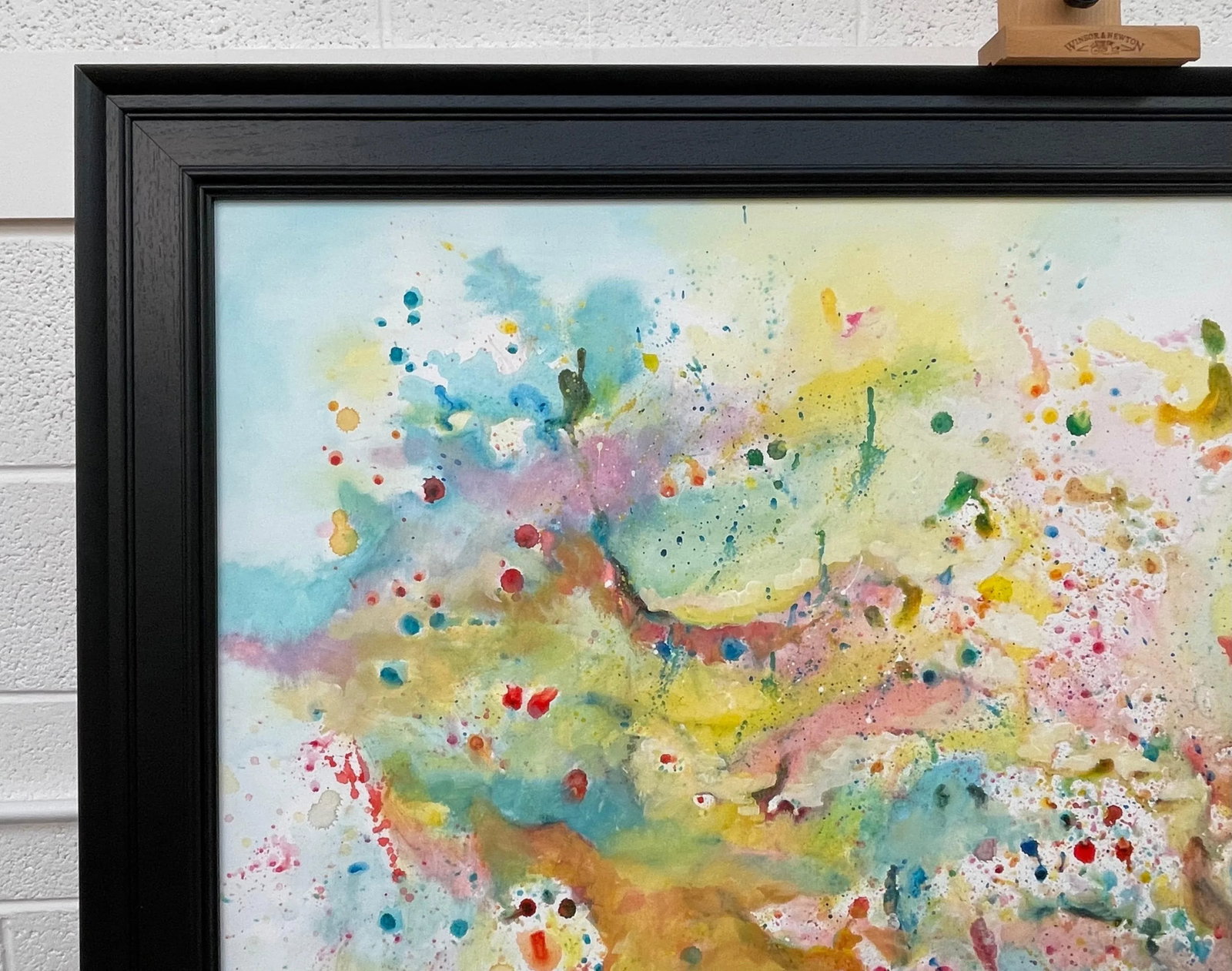 Light Colourful Abstract Art on White Background - Unique Original Art by Contemporary British Artis - 8