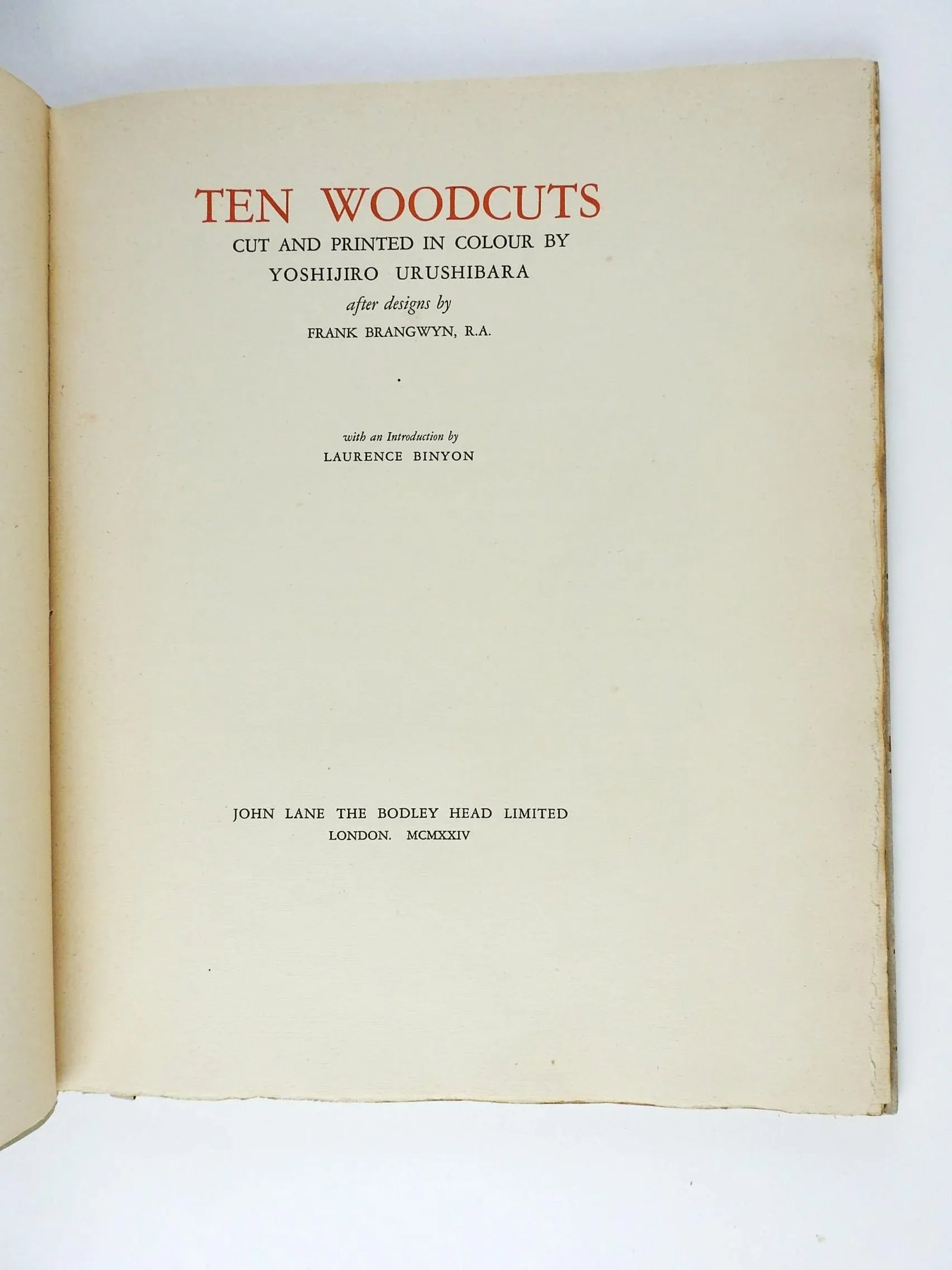 Vintage 1924 Urushibara 10 Woodcuts After Brangwyn - 8