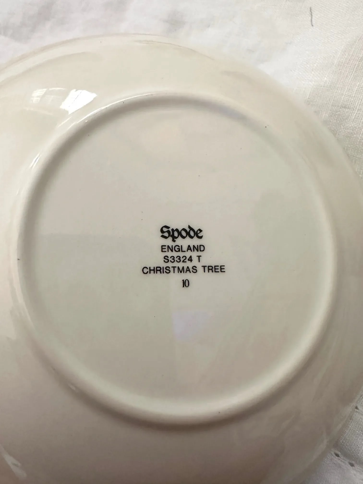 Vintage Spode "Christmas Tree" Dinnerware Set of 66 - 11