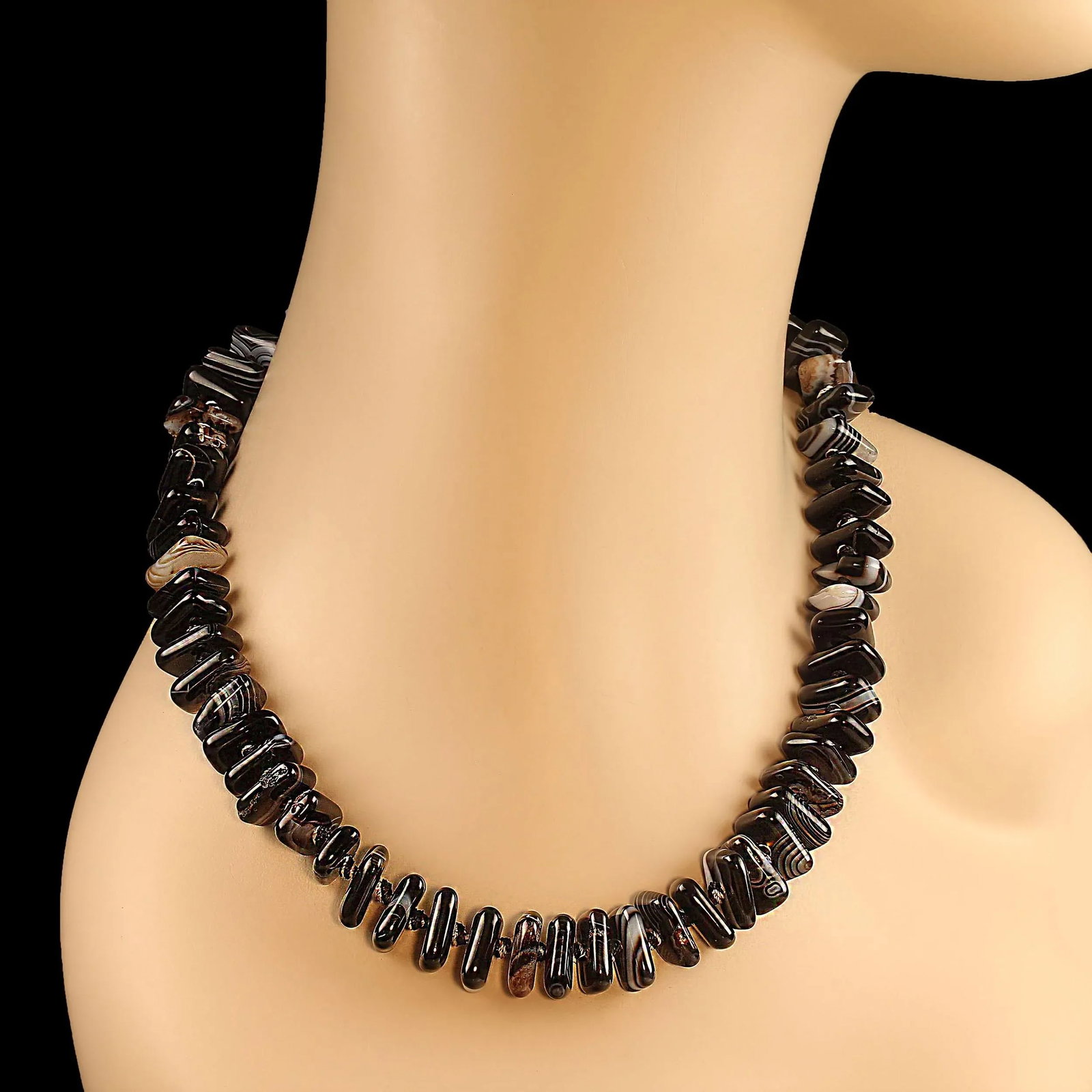 Black Agate Necklace - 2