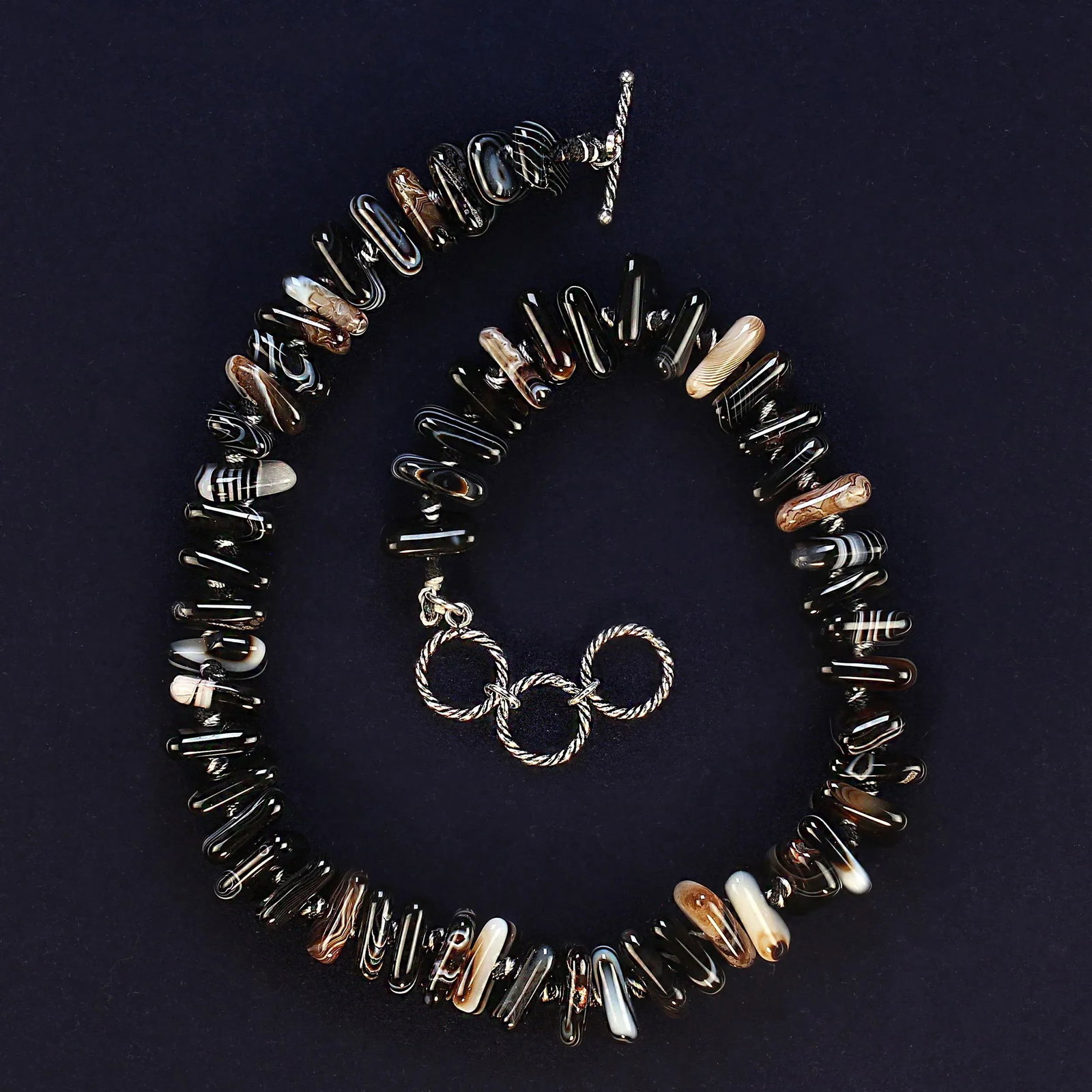 Black Agate Necklace - 4