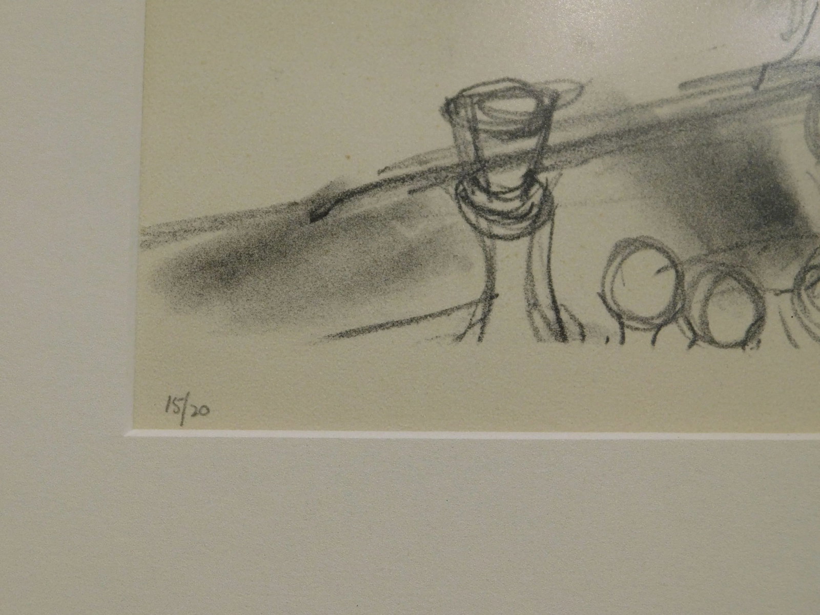 Evelyn Favus Lithograph, Child Playing Chess Signed & Numbered in Pencil 15/20 - 10