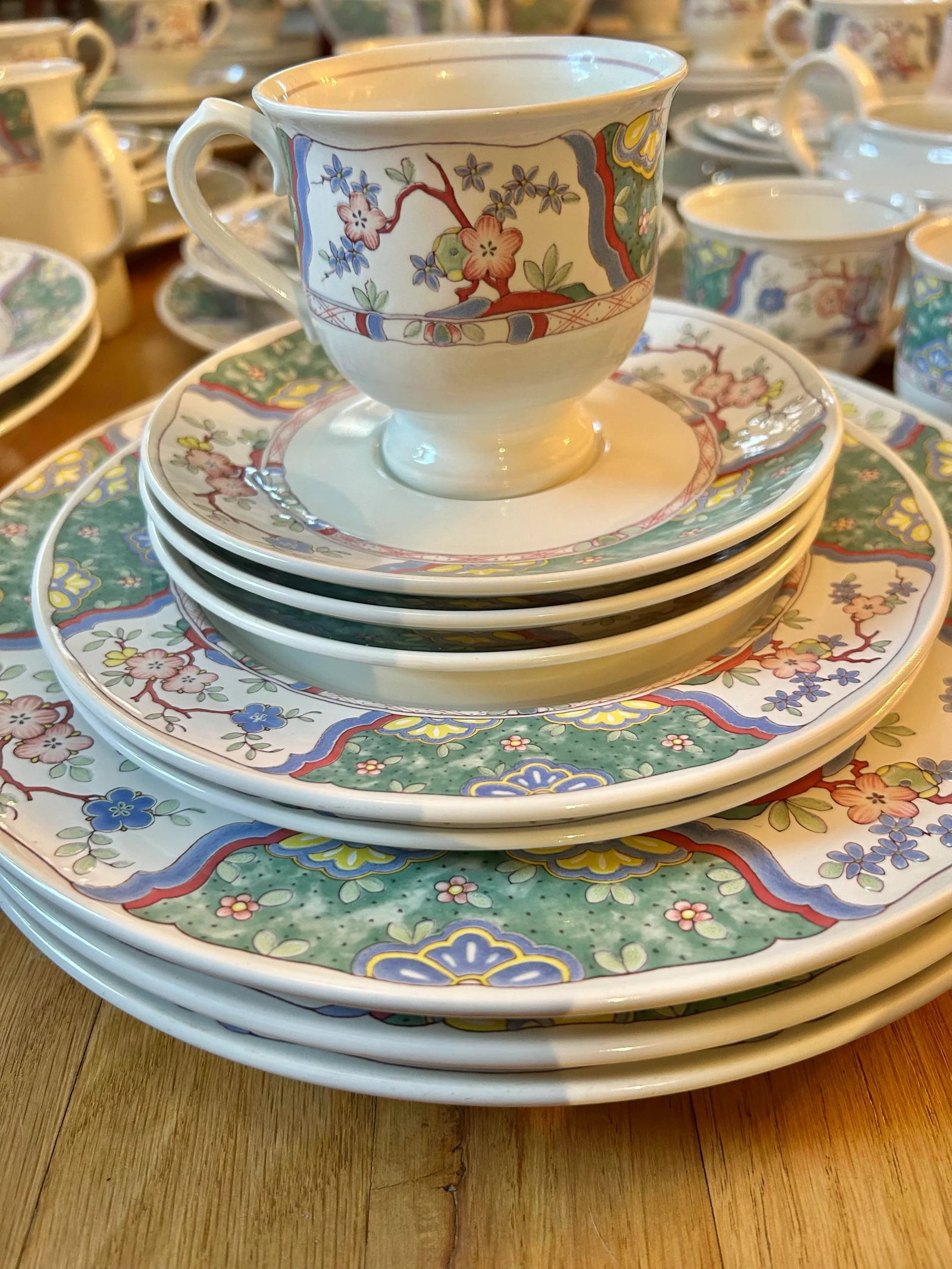 1990's Mikasa Provincial "Villa Medici" Dinnerware - a Set of 62 Pieces - 11