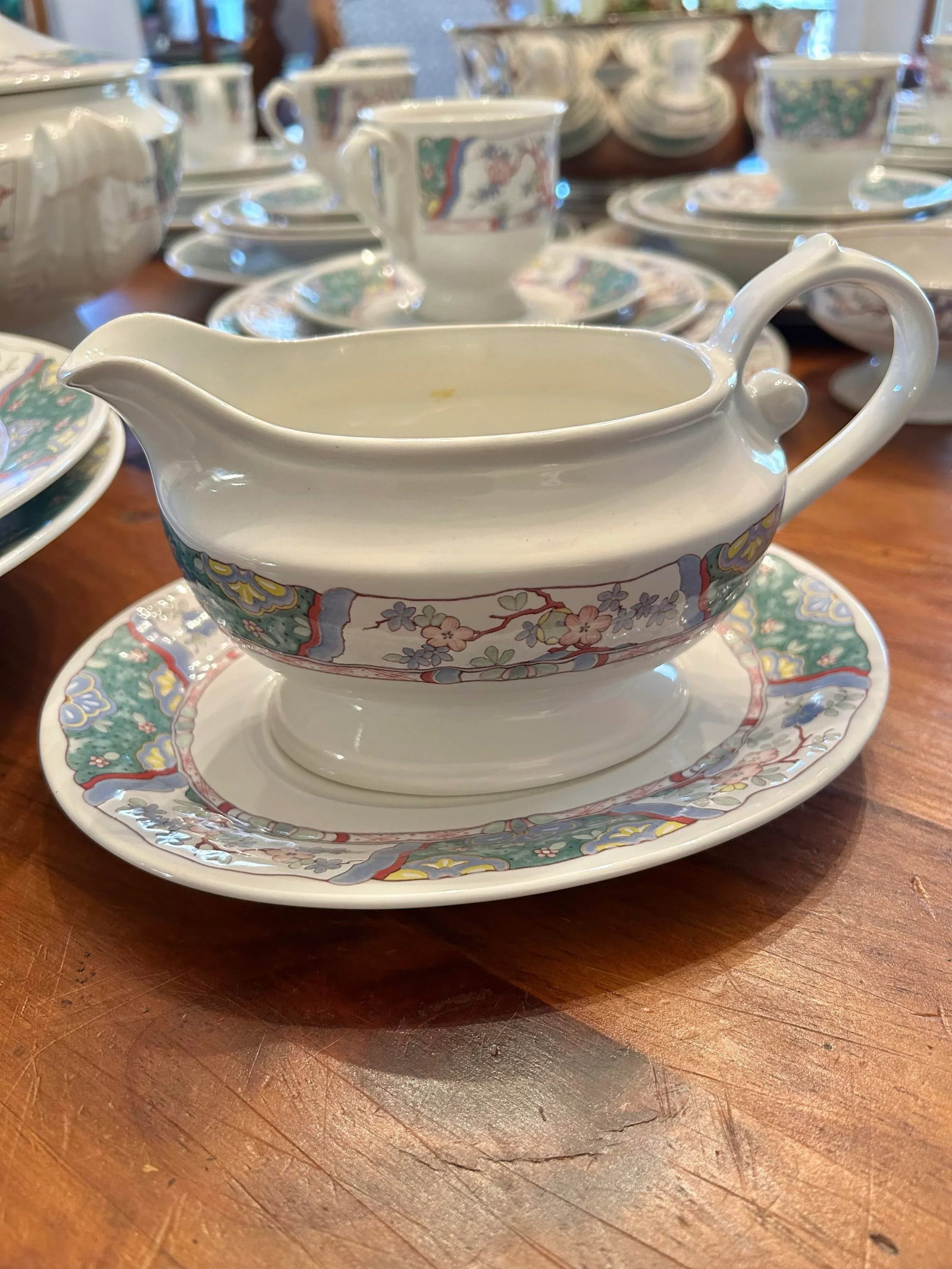 1990's Mikasa Provincial "Villa Medici" Dinnerware - a Set of 62 Pieces - 4