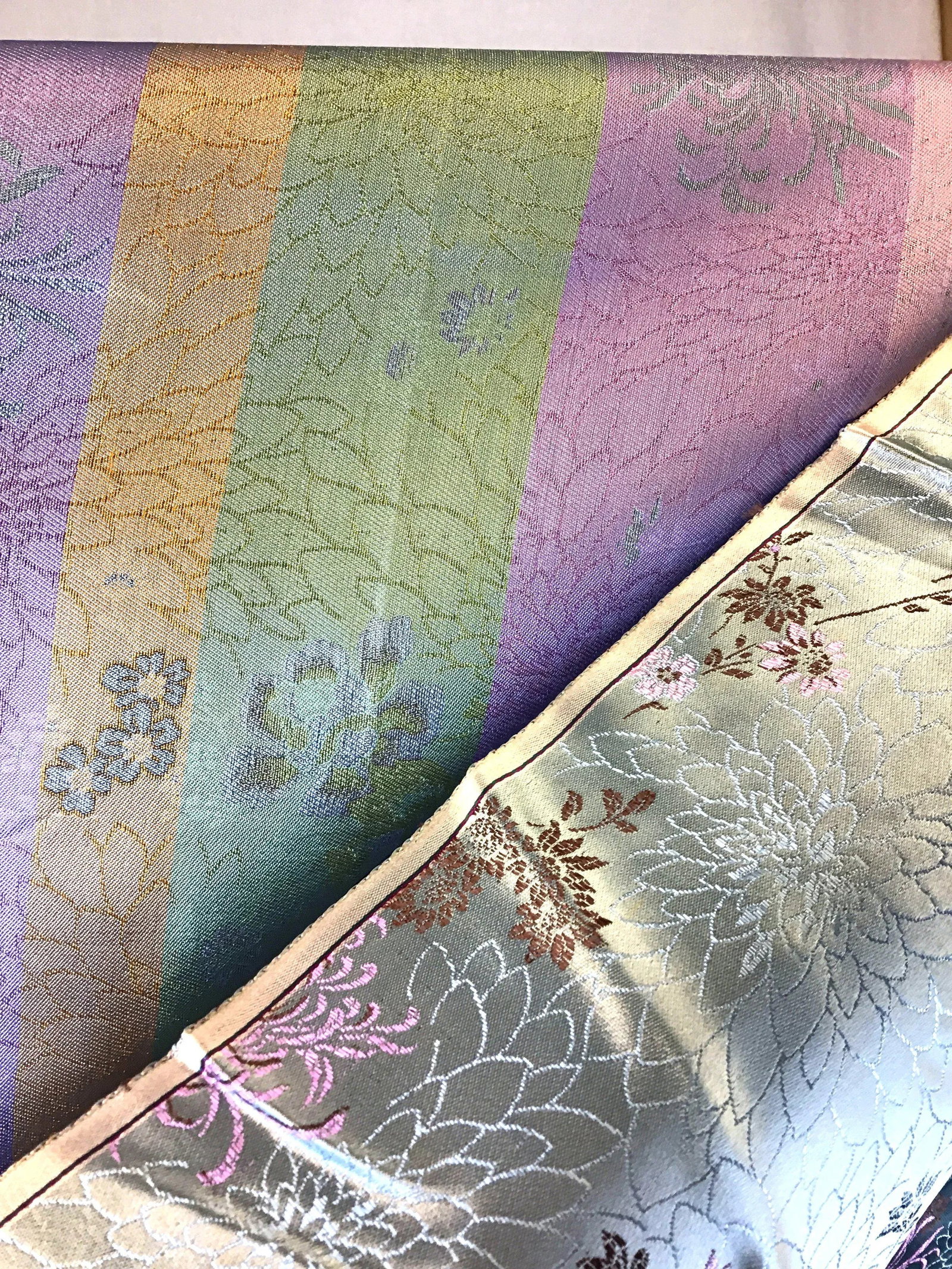 Silk Rayon Double Jacquard Upholstery Fabric - 3