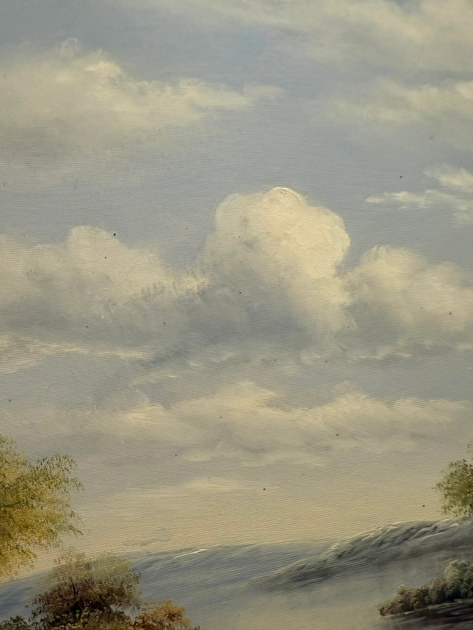 Mid 20th Century C. Freeman Landscape Waterfall Oil Painting - 5