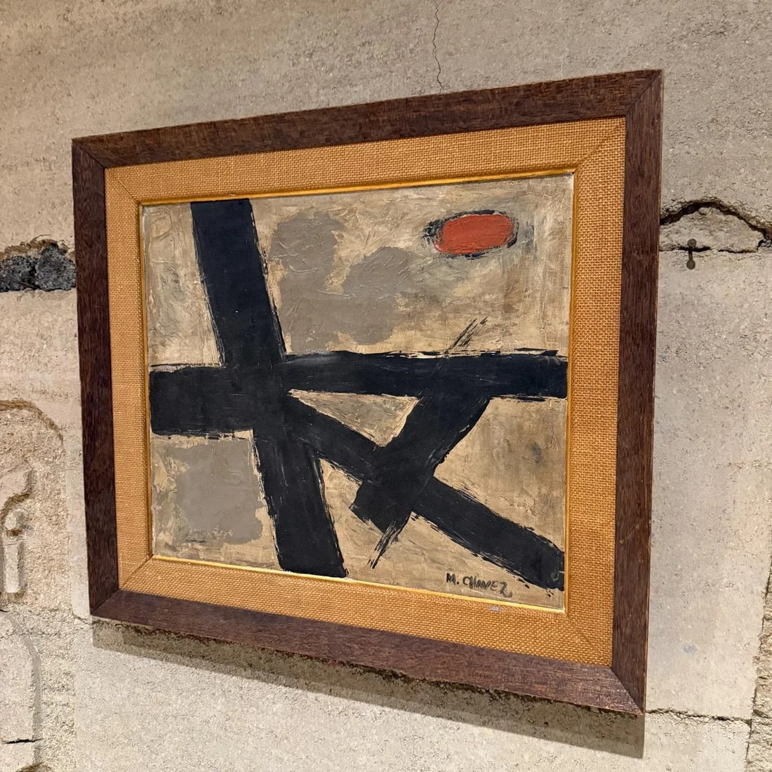 Late 20th Century Abstract Expressionism Modern Art Painting Signed - 4