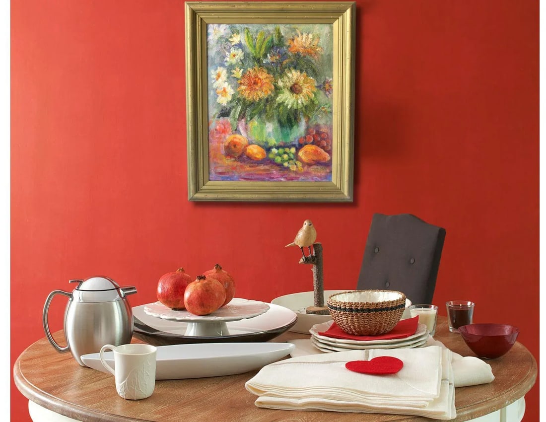 Midcentury French Framed Still Life Painting - 2