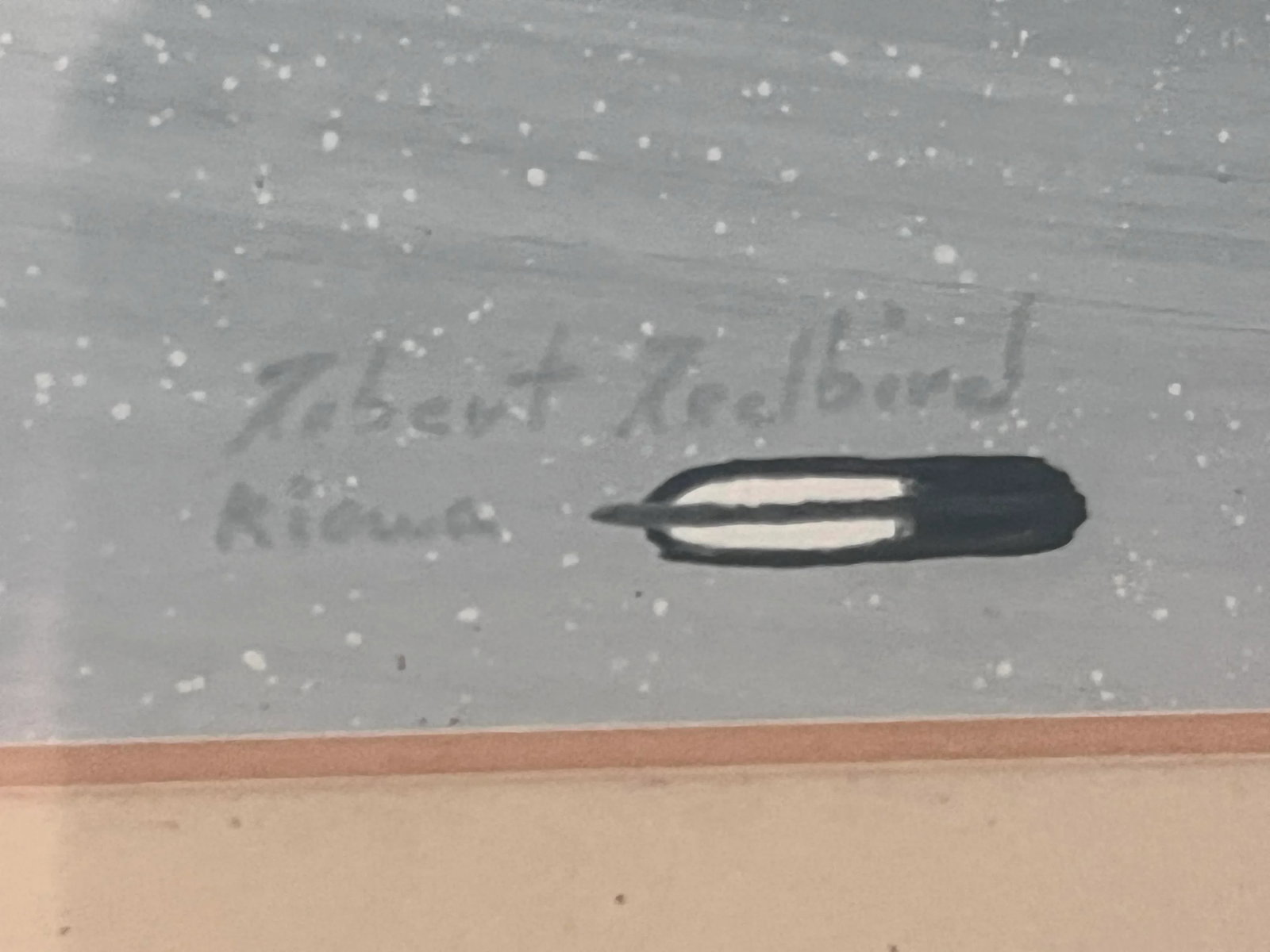 1960s Kiowa Native American Painting by Robert Redbirds Sr. - 4