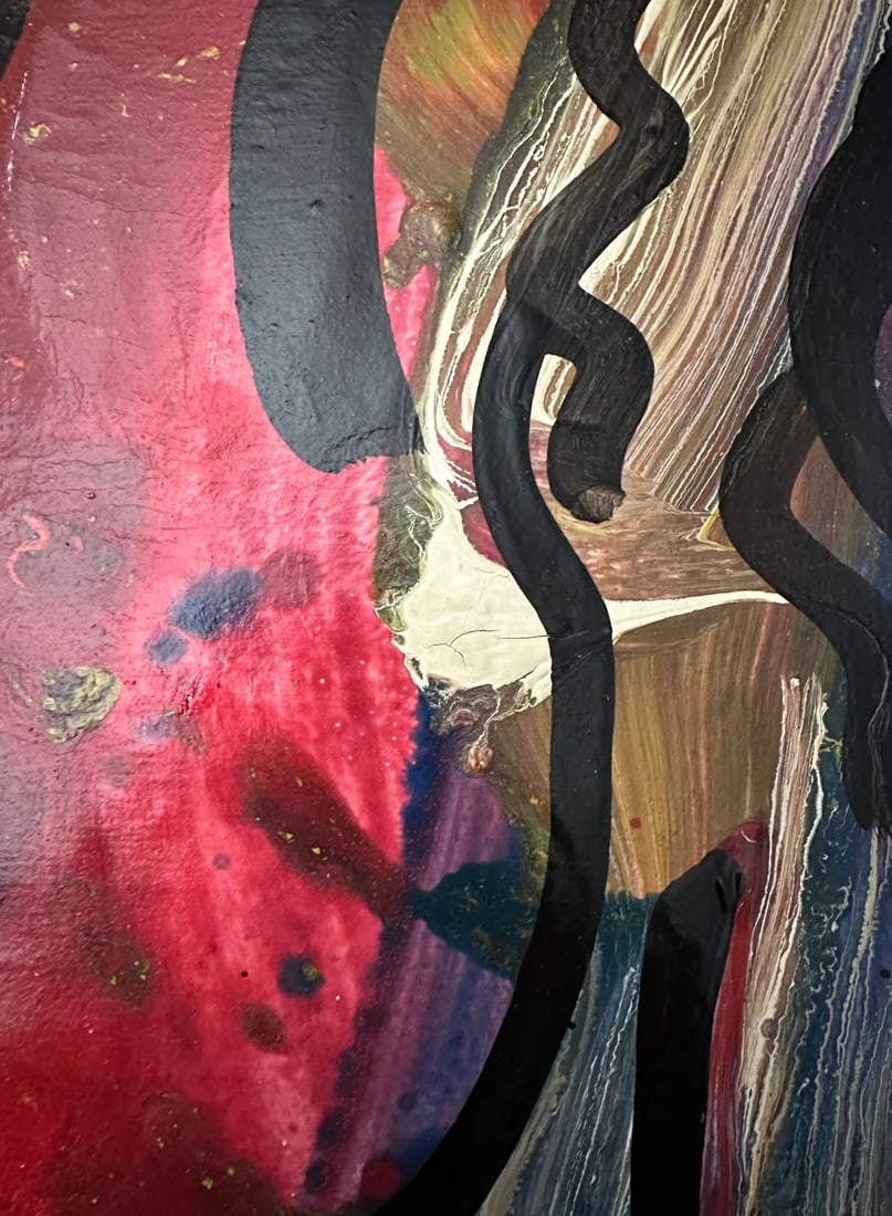 Peter Keil's "New York": Original Vibrant Expressionist Painting by Celebrated German Artist - 4